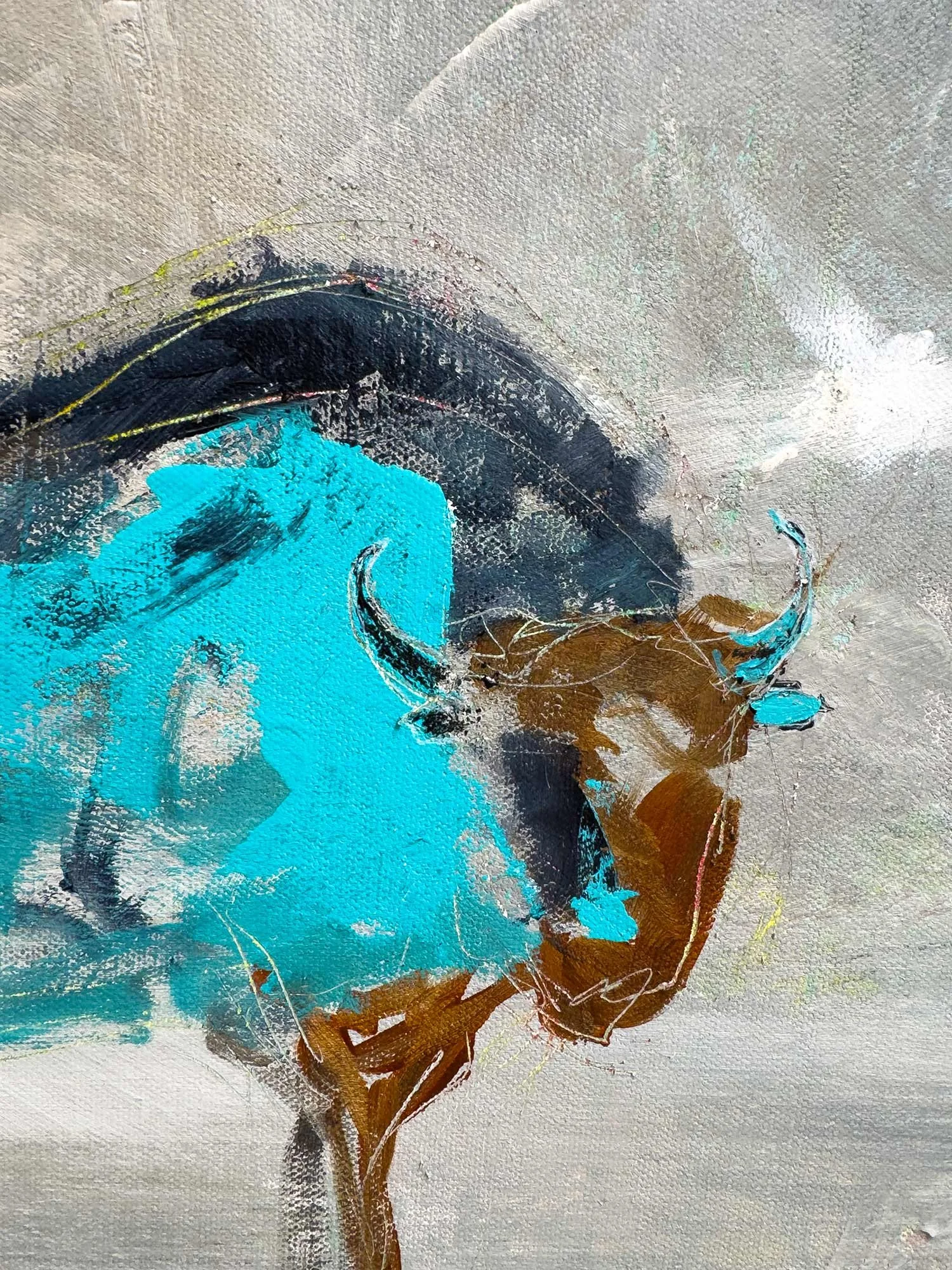 John-Baran-Fine-Art-Bison-Detail View.jpg