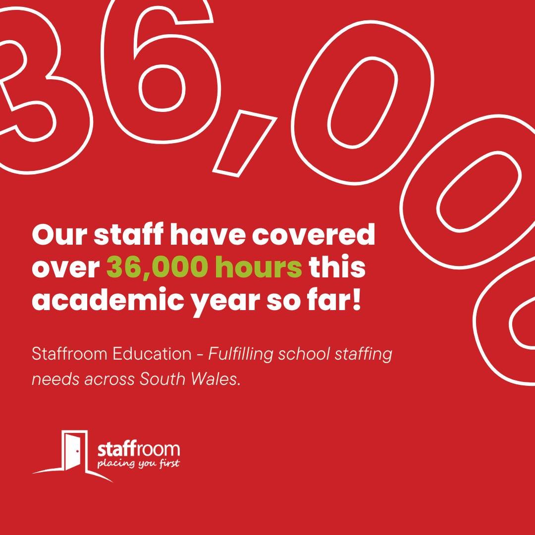 Yep, you heard us right! We've covered over 36,000 hours thanks to our dedicated team of Teaching Assistants, Cover Supervisors and Qualified Teachers so far this academic year👏

And you know what, we can't wait to fill the rest! Fancy joining us?

