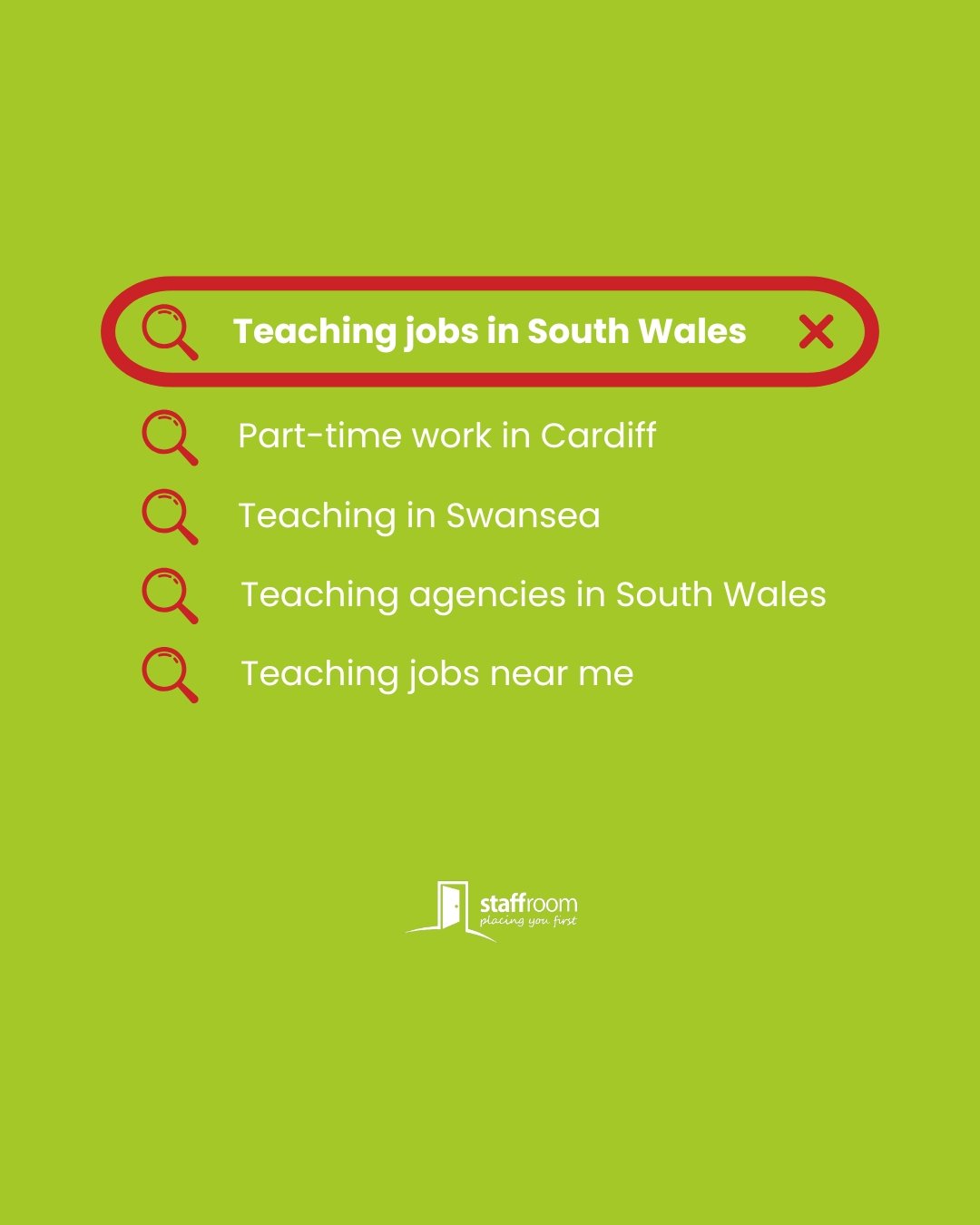 Looking for teaching work in Cardiff, Newport or Swansea?
We can help you!
We have a range of jobs within the Education sector for people looking to work part-time or full-time!

Get in touch by:
DM'ing us📱
Calling 02920 496 646 ☎️
or emailing info@