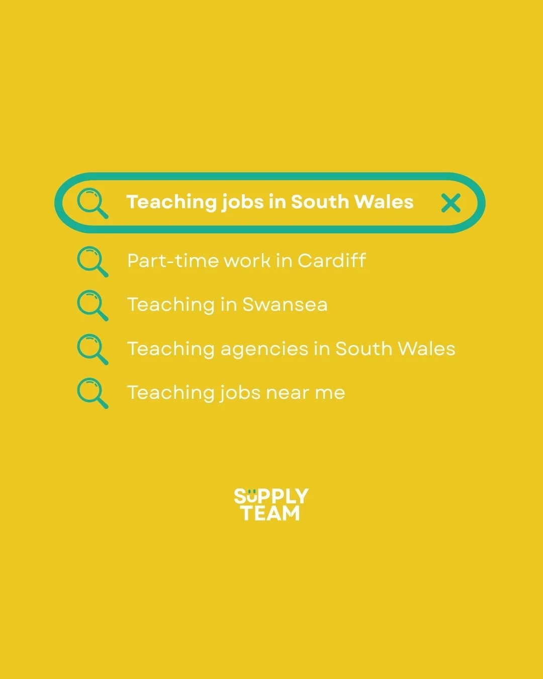 Are you based in South Wales and are looking to work in Education?📚
Get in touch today to find out what roles we have available!

Call us on - (Cardiff) 02922 529 946 ☎️
 - (Swansea) 01792 439 946 ☎️

Email us at - hello@supplyteameducation.co.uk 📧