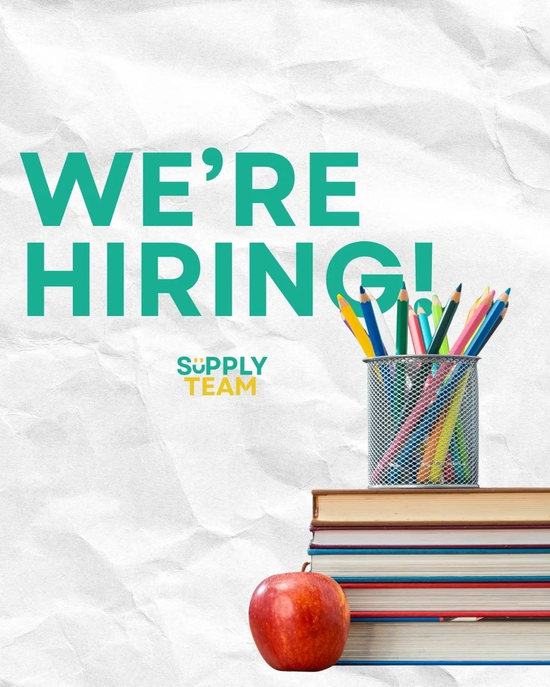 We're currently hiring support staff to join our agency and work in schools across South Wales!📚

Get in touch today to find out what roles we have available!

Call us on - (Cardiff) 02922 529 946 ☎️
- (Swansea) 01792 439 946 ☎️

Email us at - hello