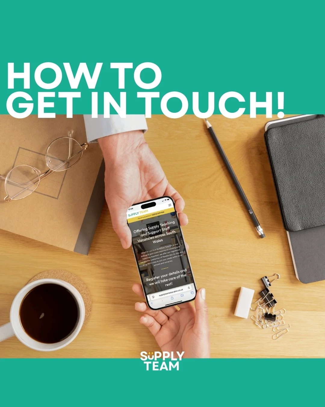 HOW TO GET IN TOUCH!☎️

We're always on the look out for more people to join our agency and love connecting with new people!

Here's a few ways in which you can contact us to find out more!

We look forward to hearing from you🌟

#cardiffjobs #swanse