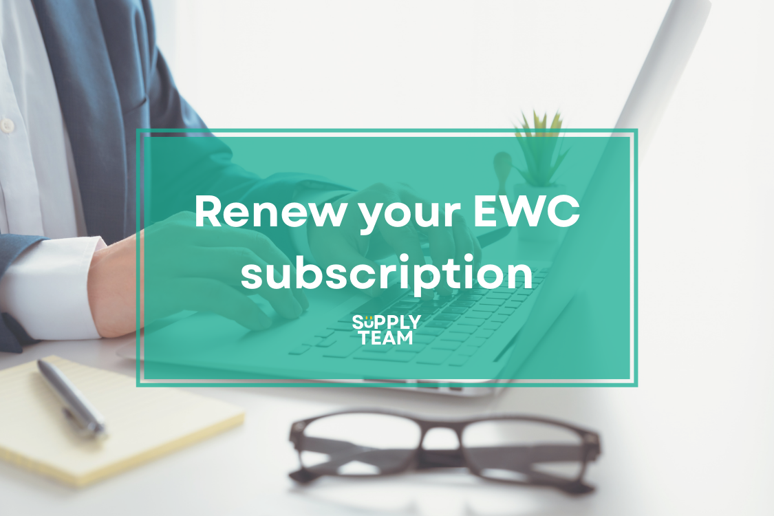 Renew your EWC subscription