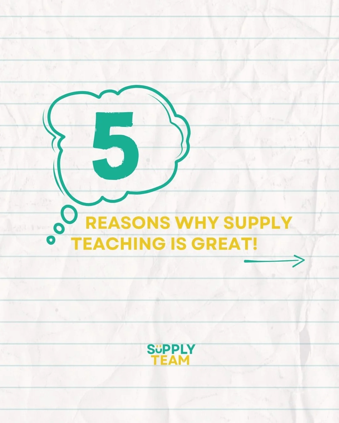 5 reasons why Supply Teaching is great!

Are you looking to get in to work in Education but not sure whether it's the right choice? We can help you!

There are so many perks of this job!

#cardiffjobs #swanseajobs #teachingjobs #teaching #newportjobs