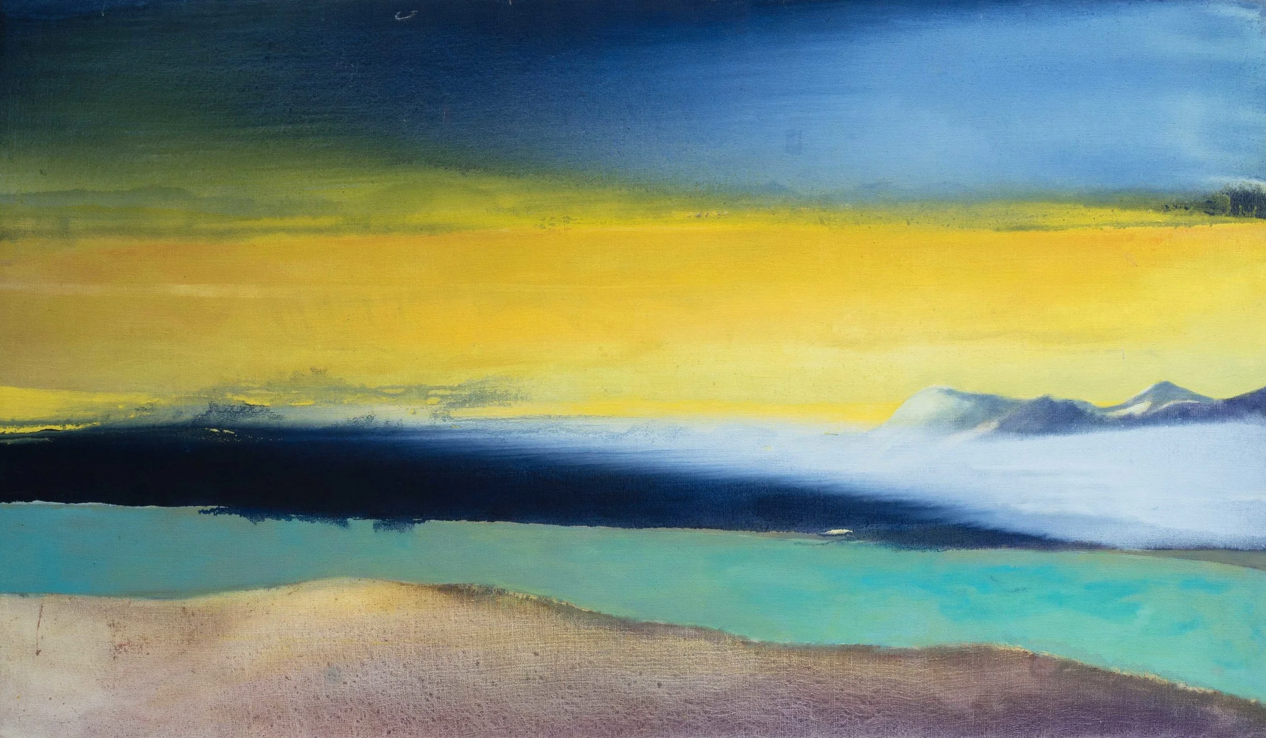 Le Bout du Monde (2), 114x195cm. Huile sur toile, 2010