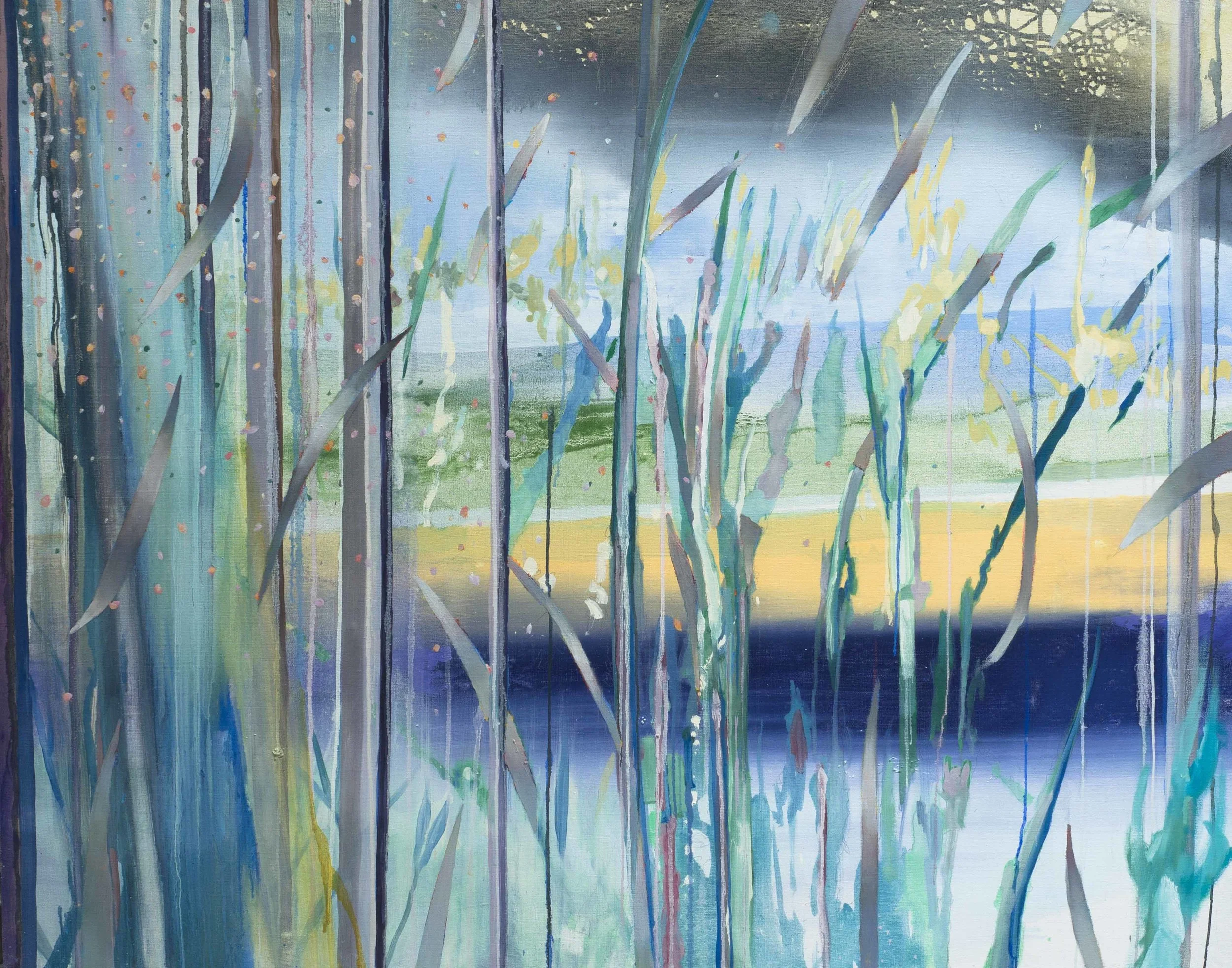 Etang, 130x162cm. Huile sur toile, 2011-2014