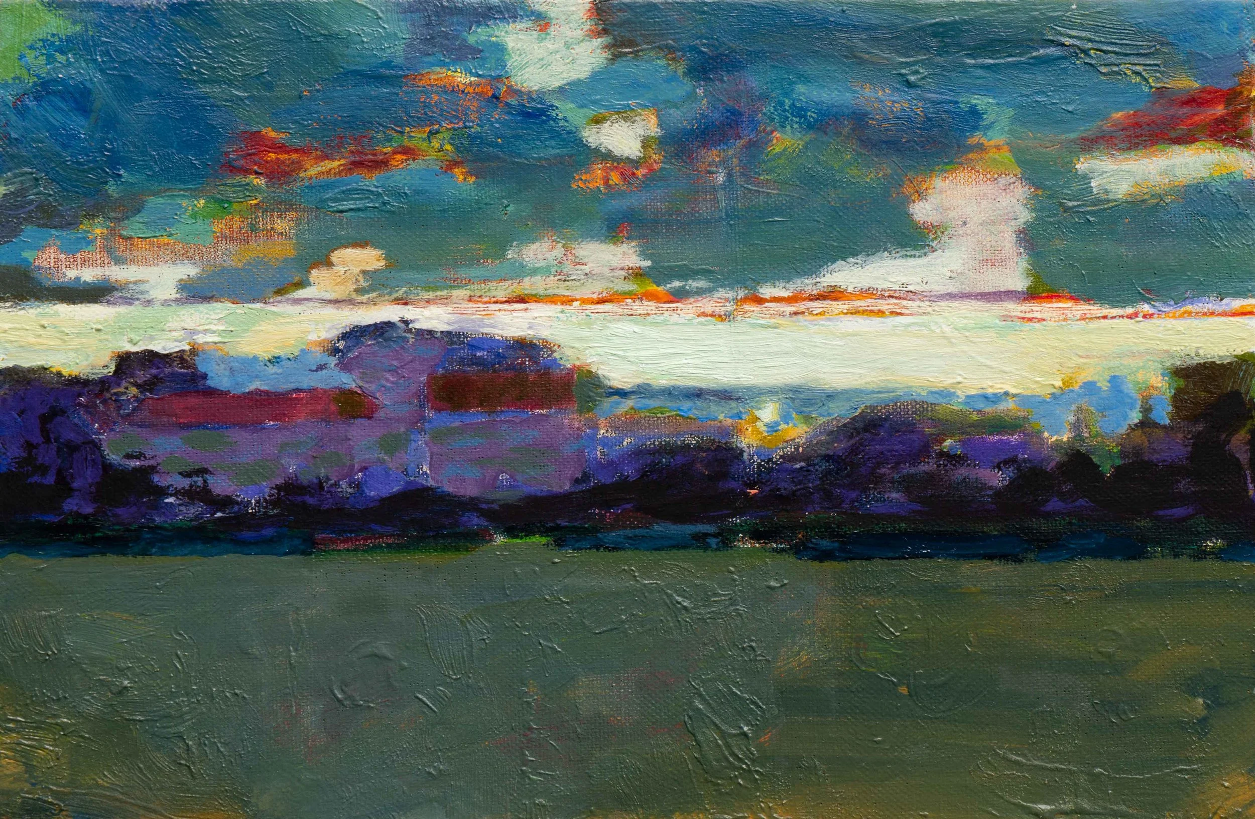 Venise, 27x41cm. Huile sur toile, 2019, collection particulière