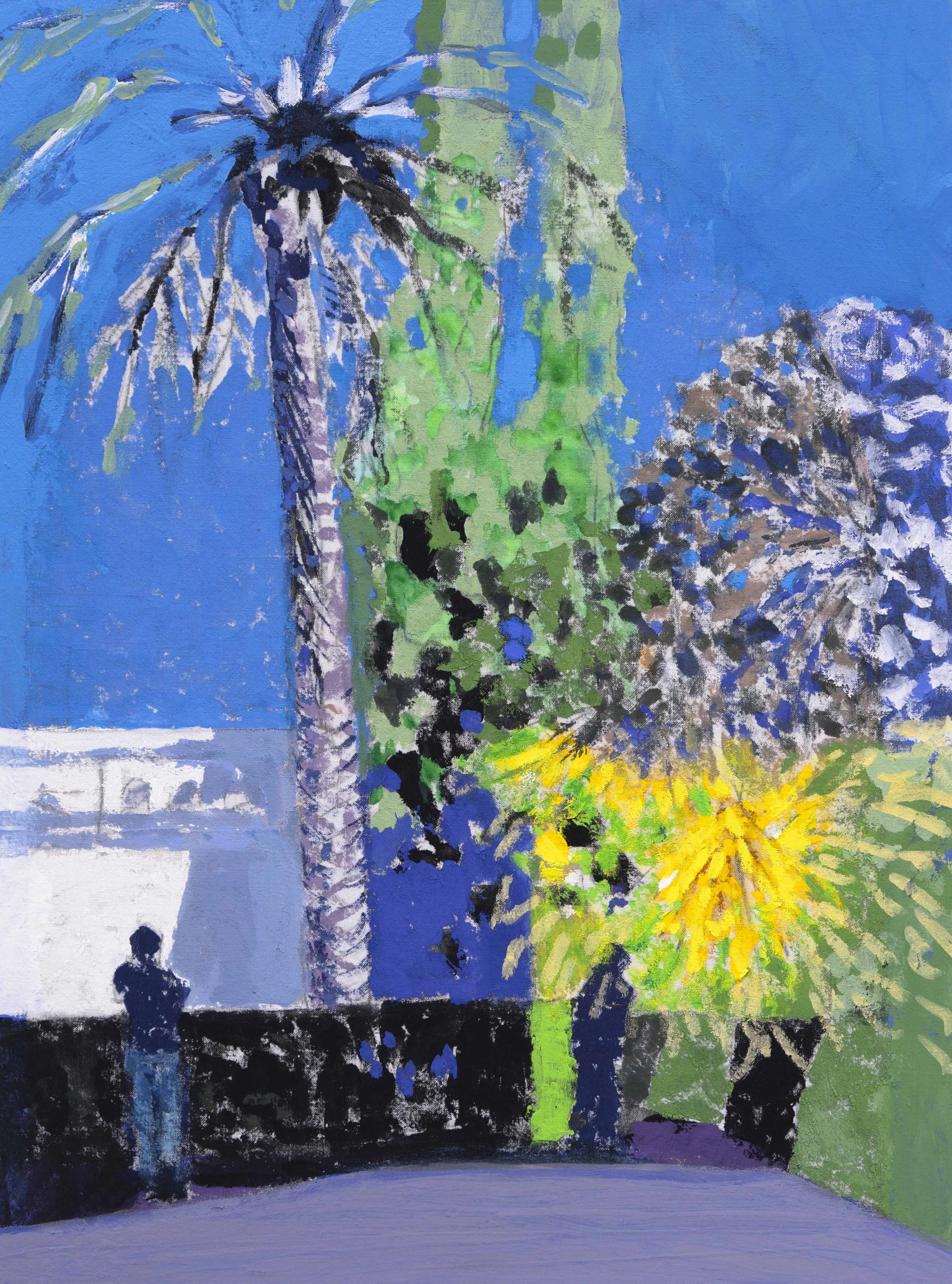 Jardin Andalou, 73x54cm. Acrylique sur toile, 2025