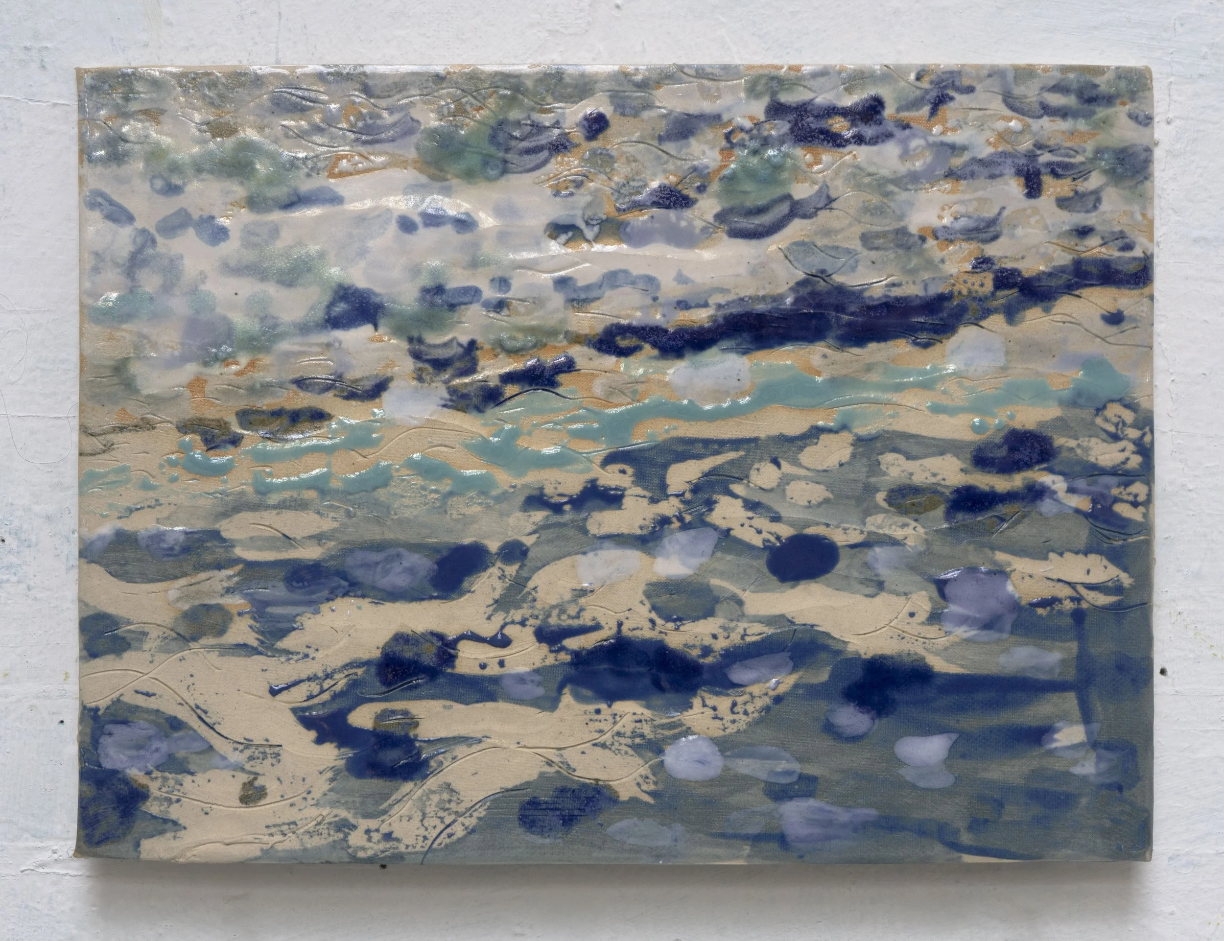  Vague, 20x27cm. Céramique, 2025 -  Waves, 7.9 × 10.6 inches. Ceramic, 2025  