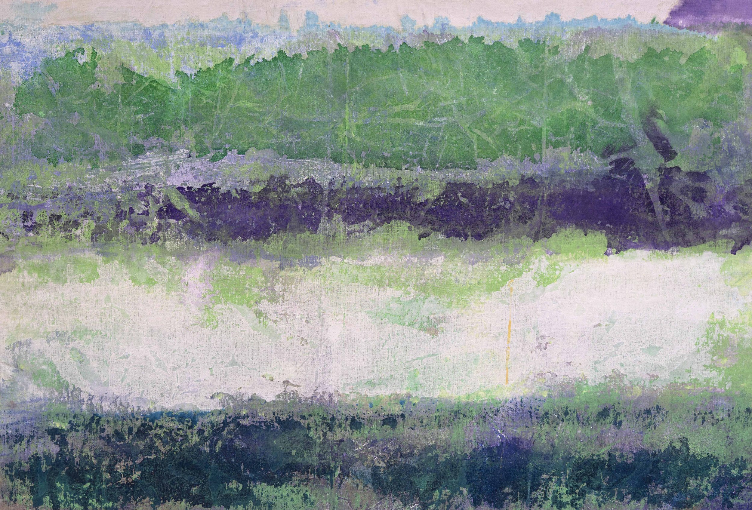  Rivière, Acrylique sur toile, 89x130cm.  River, 35.0 × 51.2 inches. Acrylic on canvas,  2025 