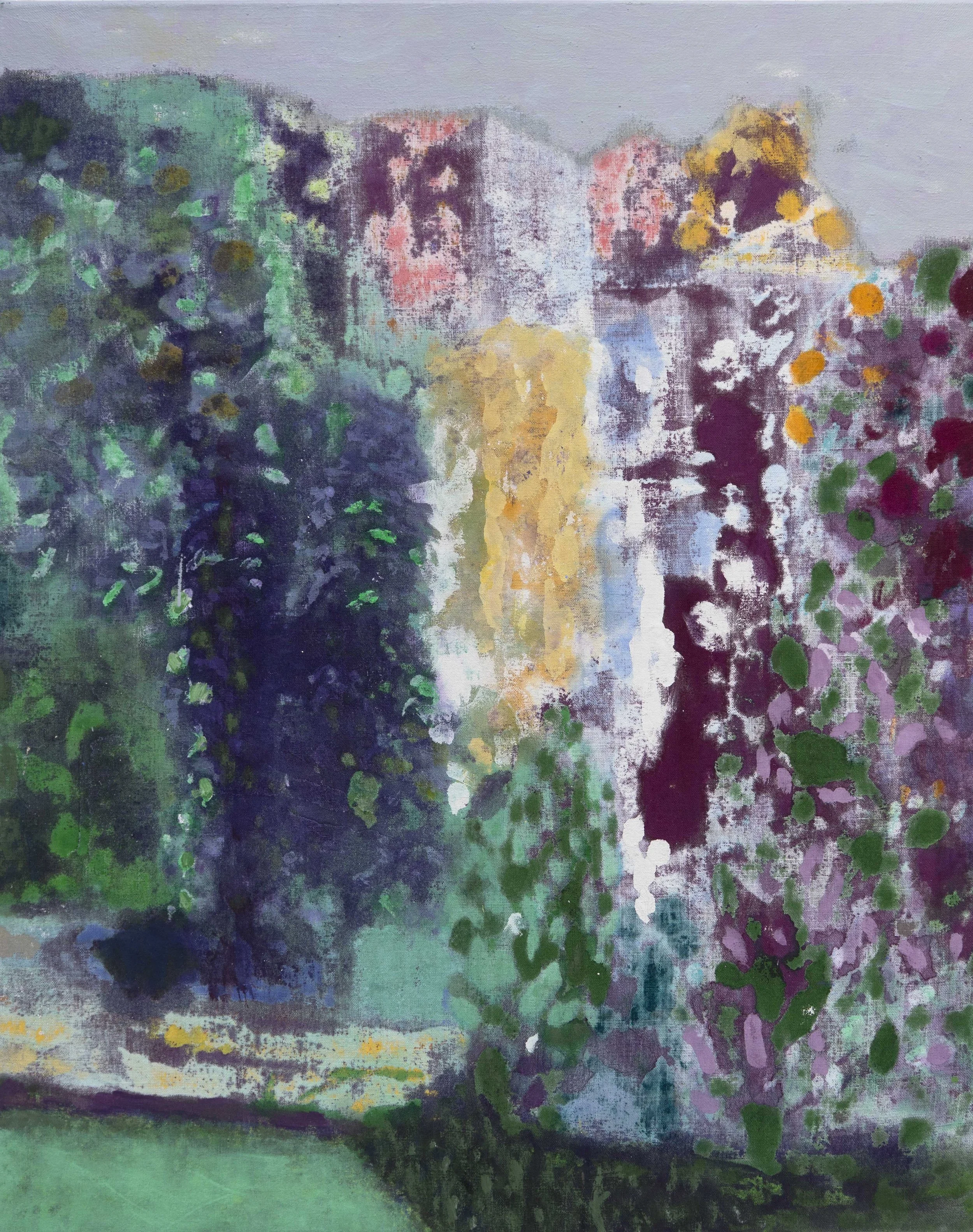  Le Parc, 100x80cm. Acrylique sur toile, 2025,  The Park, 39.4 × 31.5 inches, Acrylic on canvas,  2025 