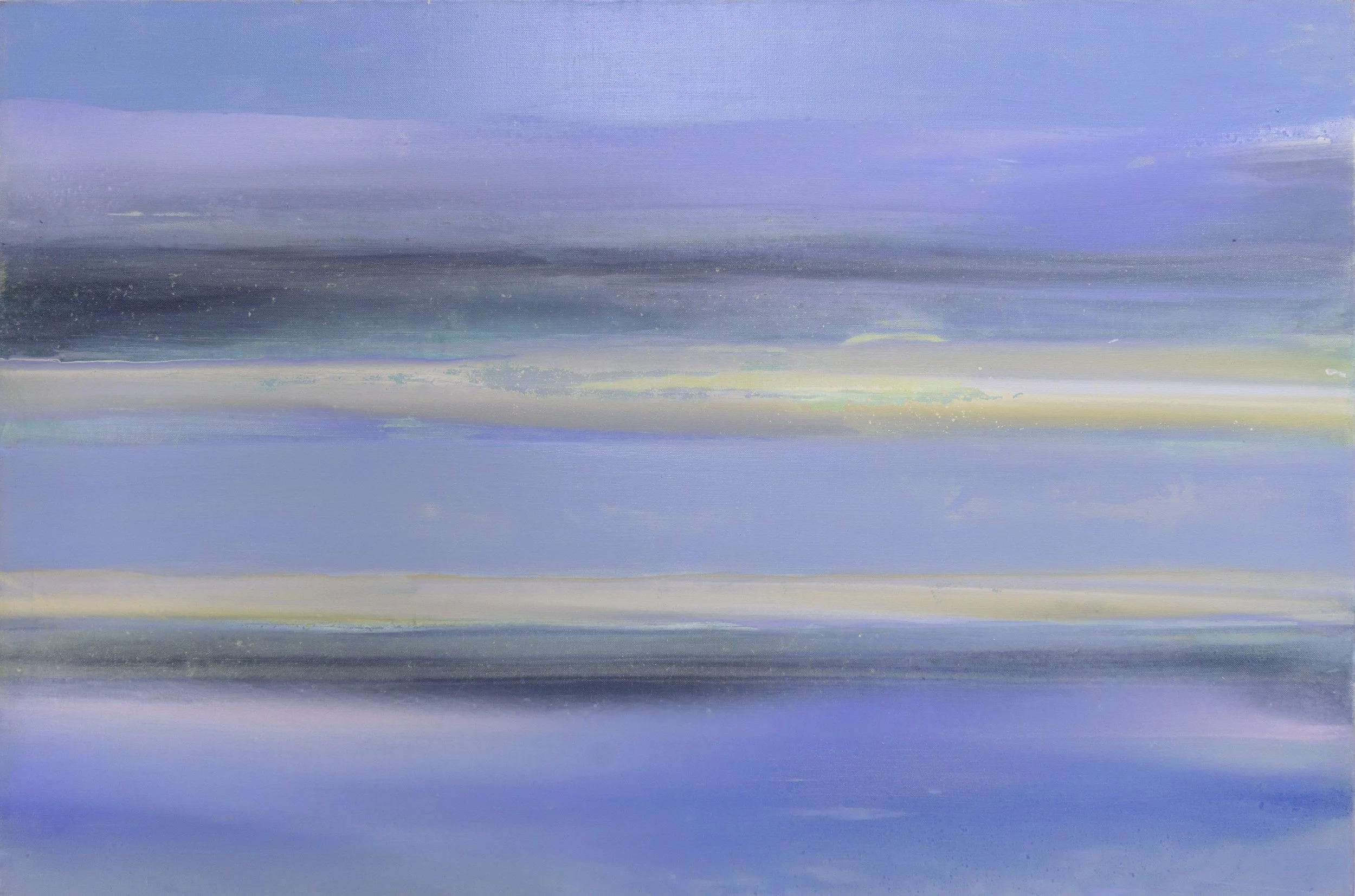  Au Dessus du Ciel, 97x146cm. Huile sur toile -  Above the Sky, 38,19x57,48 inches . 2016 