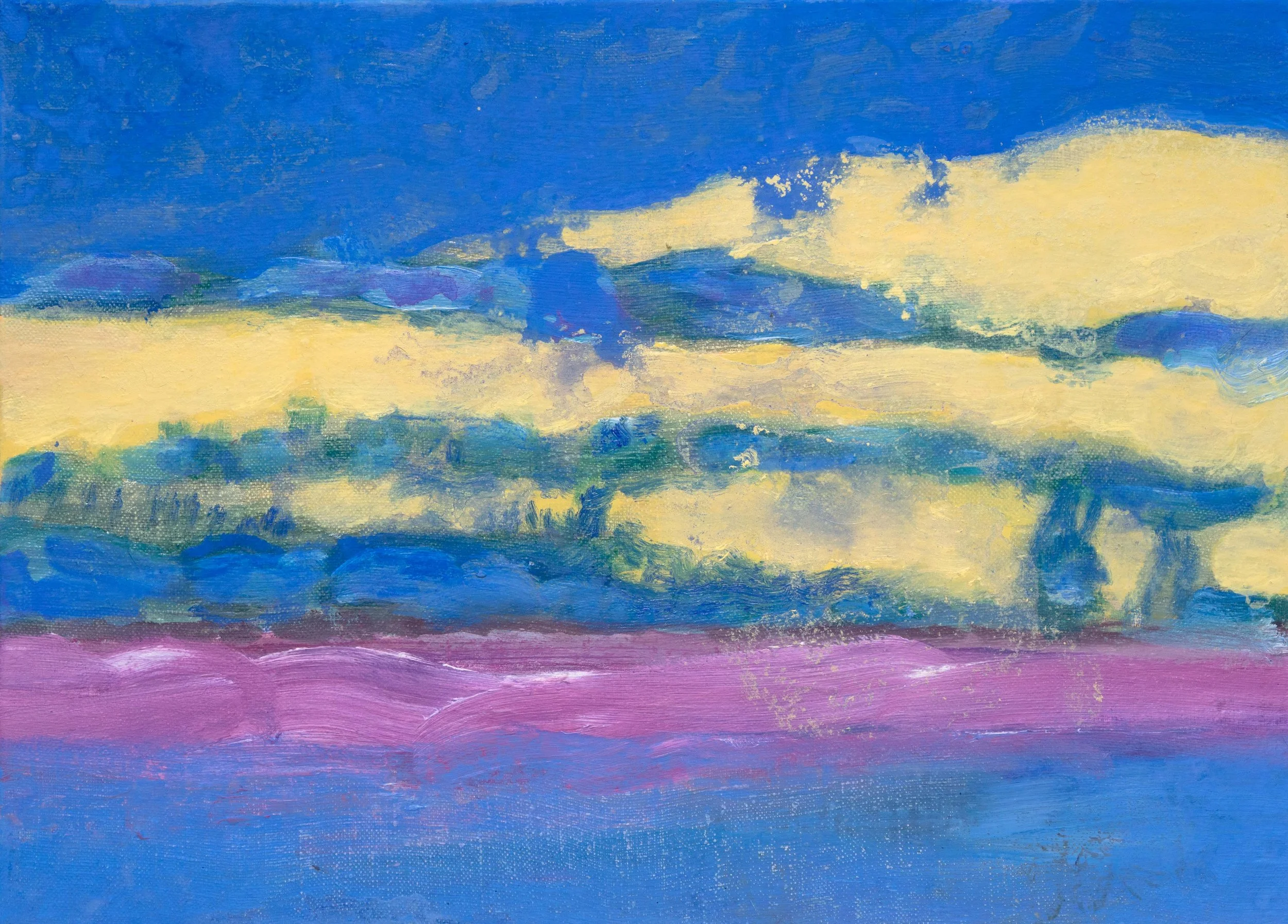  Toscane, 24x33cm. Huile sur toile -  Tuscany, 9.4 × 13.0 inches. Oil on canvas , 2026 