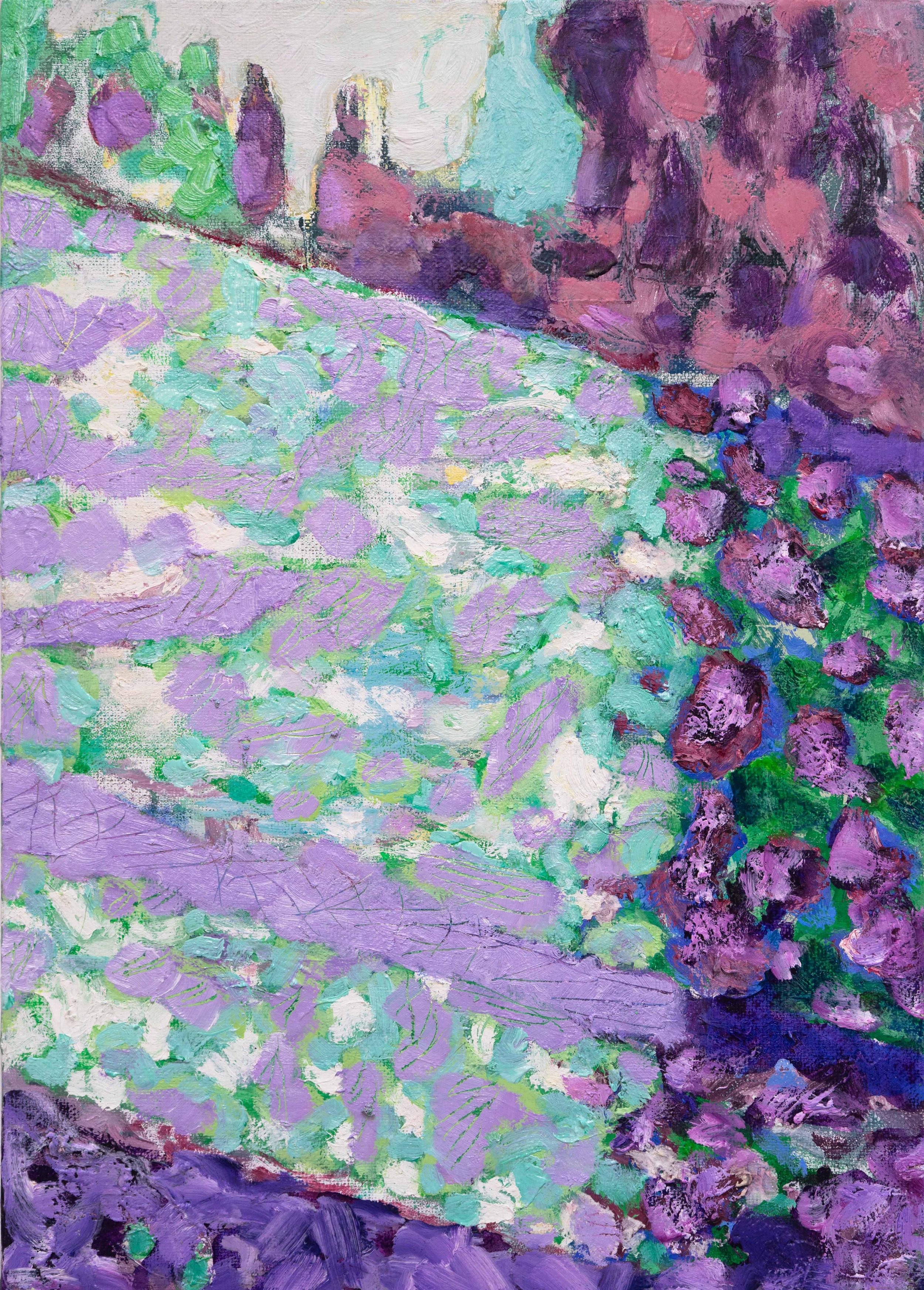  Les Buttes, 46x33cm. Huile sur toile -  18.1 × 13.0 inches. Oil on canvas , 2026 