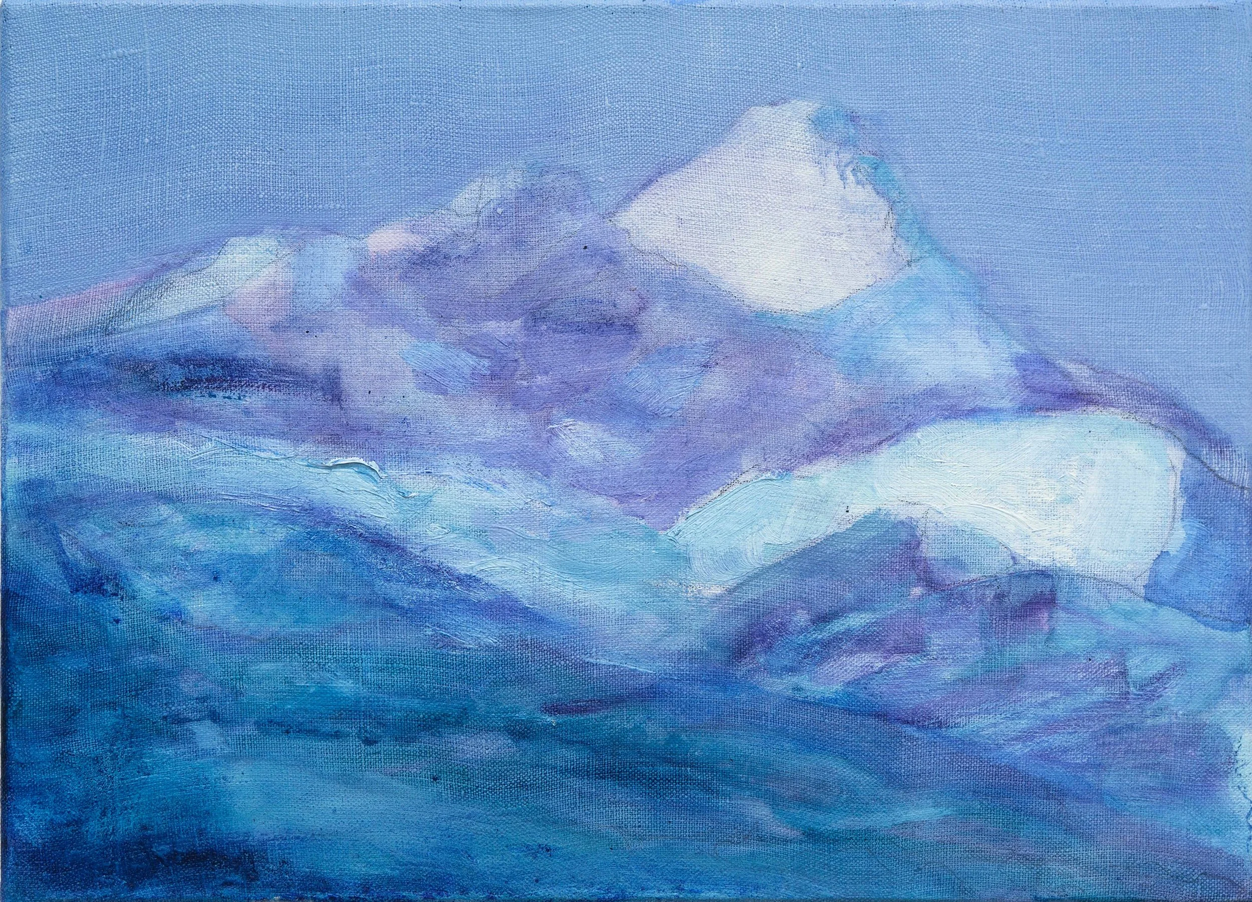  Peak, 24x33cm. Huile sur toile - Tuscany, 9.4 × 13.0 inches. Oil on canvas, 2026 