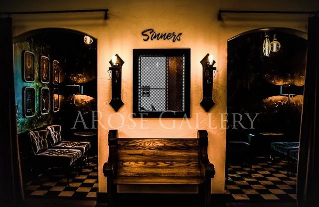 #saintsandsinners #gervasivineyard #endofsummerfun #interiordesign #sinner #photoartist #photoart #lighting #pew #sitforaspell #wineme
