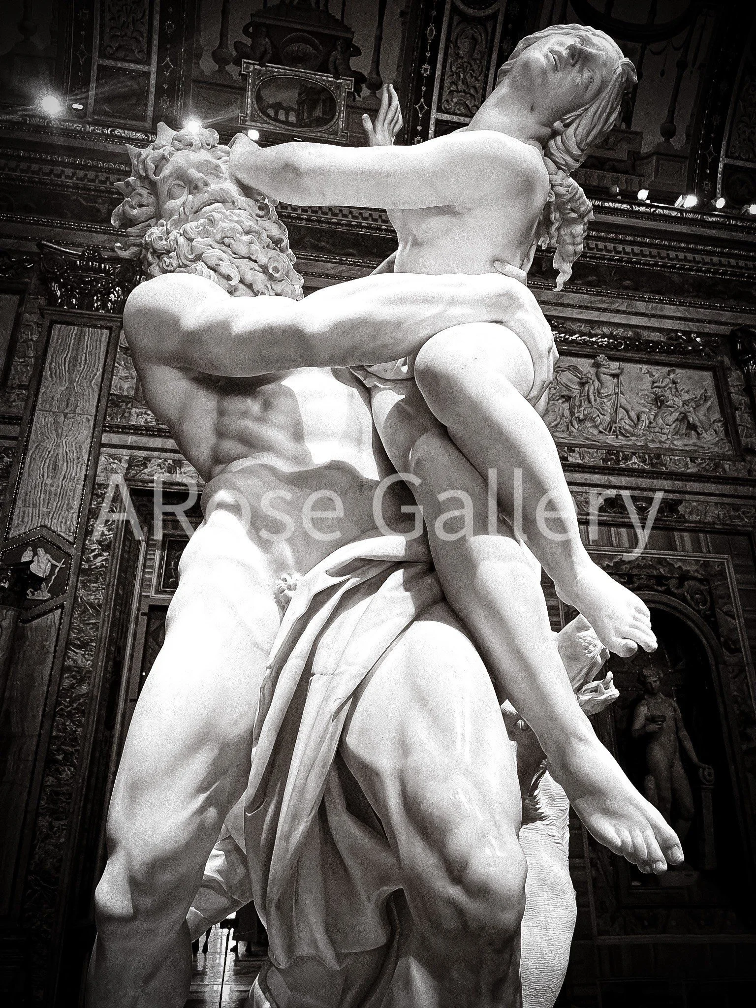 (THE RAPE OF PROSERPINNA) GALLERIA BORGHESE- ROME, ITALY