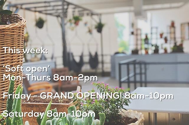 It&rsquo;s happening. See you this week! 🥳

p.s. We ARE keeping both downtown locations....we&rsquo;ve gotten that question a lot, so I thought I&rsquo;d clear that up. 👌🏼