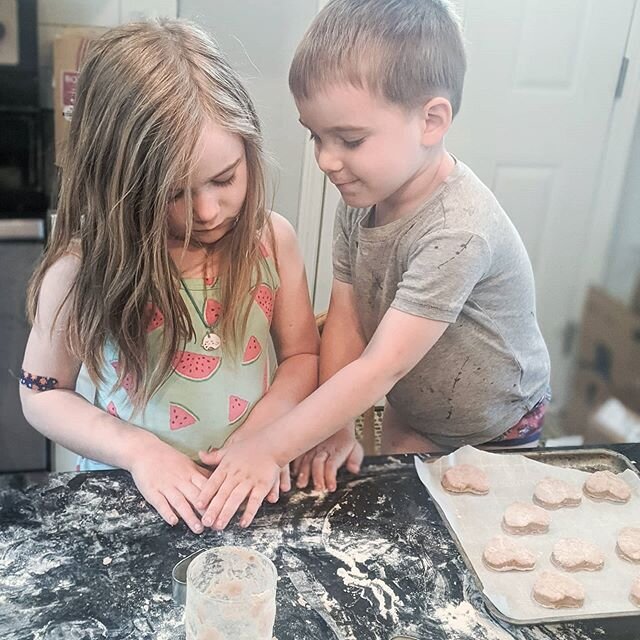 I'm choosing happiness over a clean house today. The kids really enjoy baking and experimenting in the kitchen. I put out a bunch of ingredients and they create something &quot;interesting&quot; everytime. Honestly, these cookies weren't half bad! A 