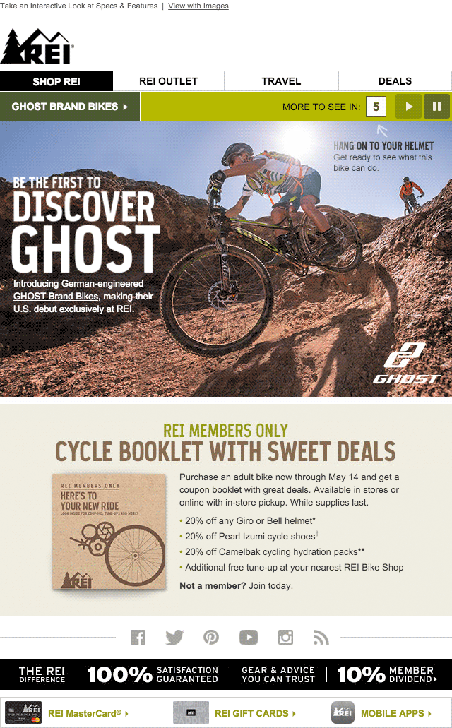  The eggheads at Oracle cooked up a way to get some interactivity into the inbox with a crafty mix of Javascript and CSS3. Email clients that didn’t support these technologies were served a static version. But the ones that did got a surprise, and a 