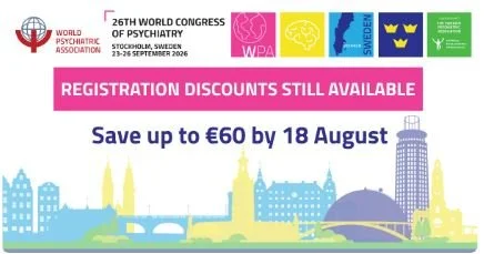 Save the Date: 26TH WPA WORLD CONGRESS OF PSYCHIATRY, 23-26 September 2026