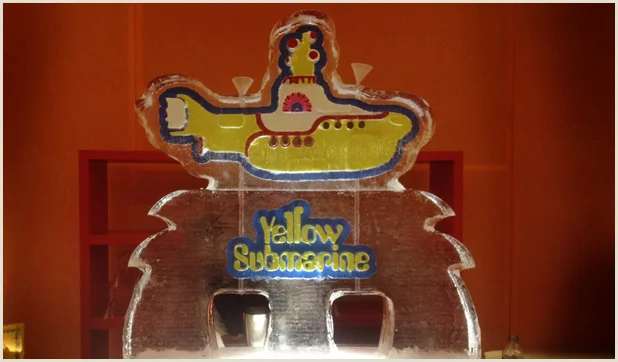 Yellow Submarine Double Pour Drink Luge