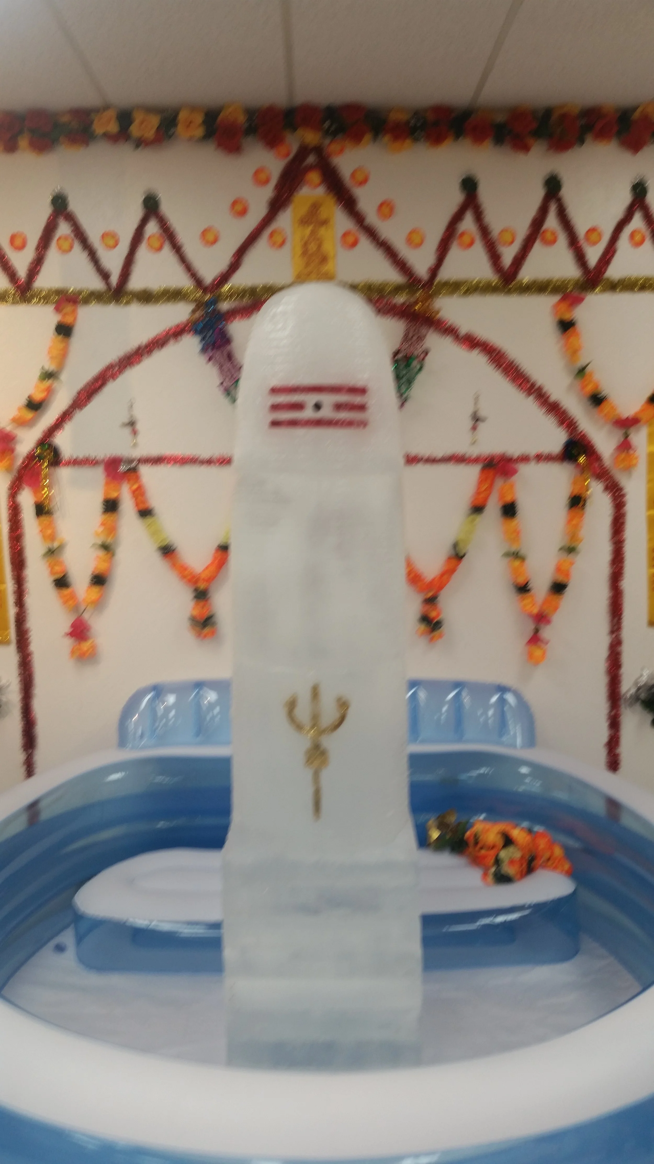 Shiva Lingam With Color