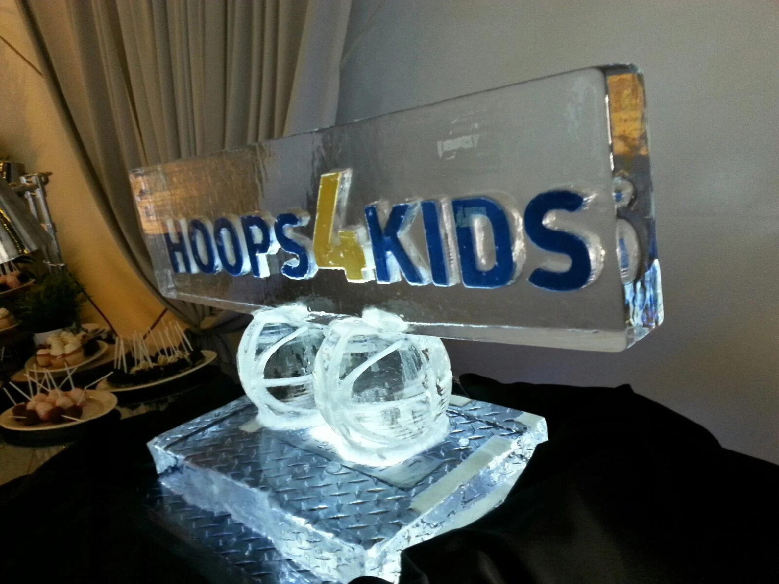 Hoops4Kids Logo With Basketballs