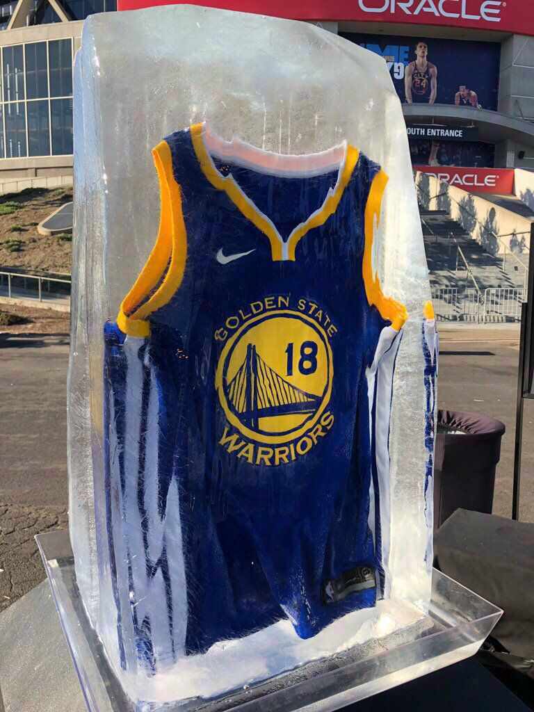 Basketball Jersey Frozen in Ice