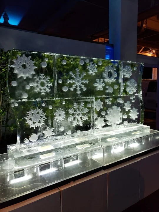Snowflake Themed Wall