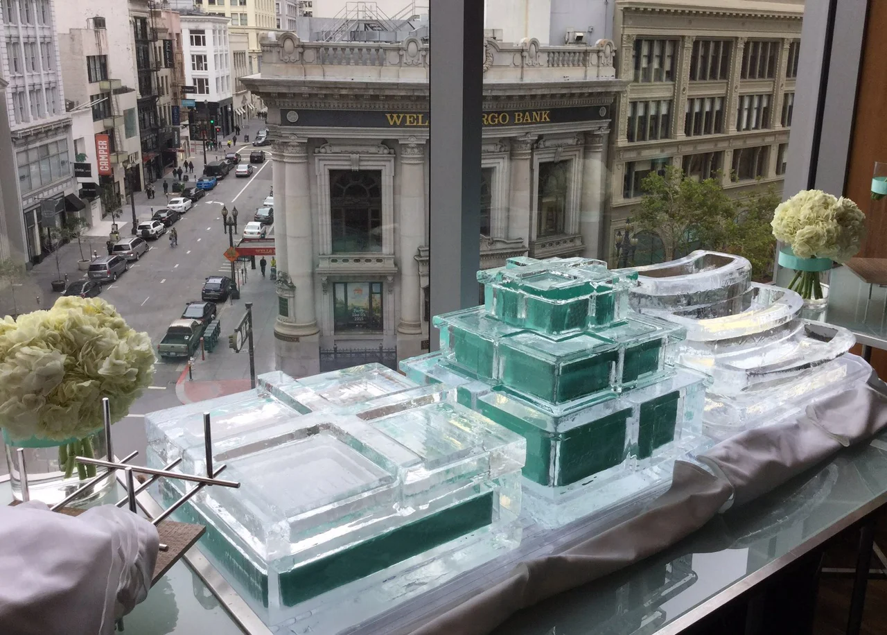Tiffany Box Seafood Display