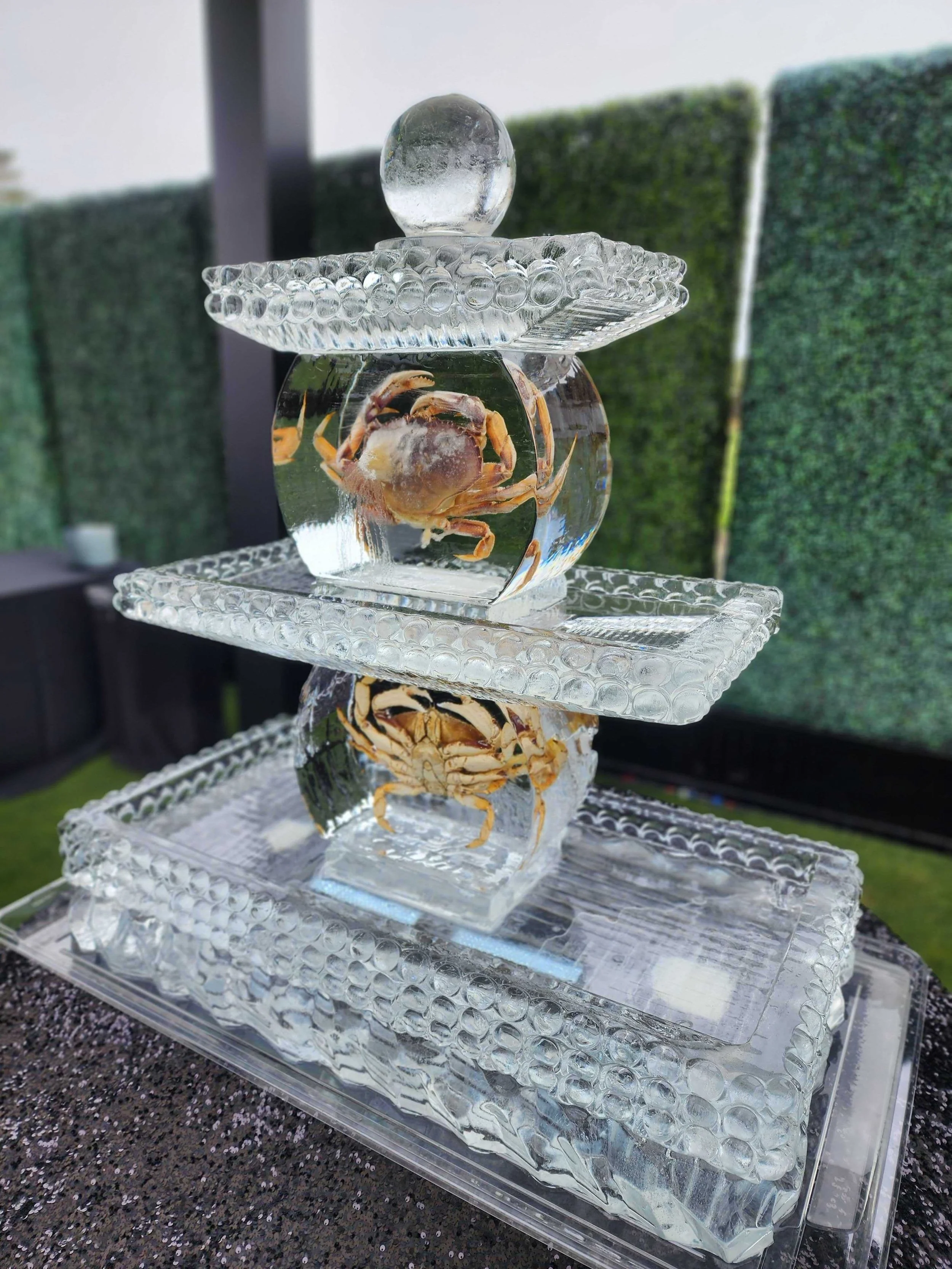 3 Tiered Seafood Display with Crabs Frozen Ice Sculpture.jpg