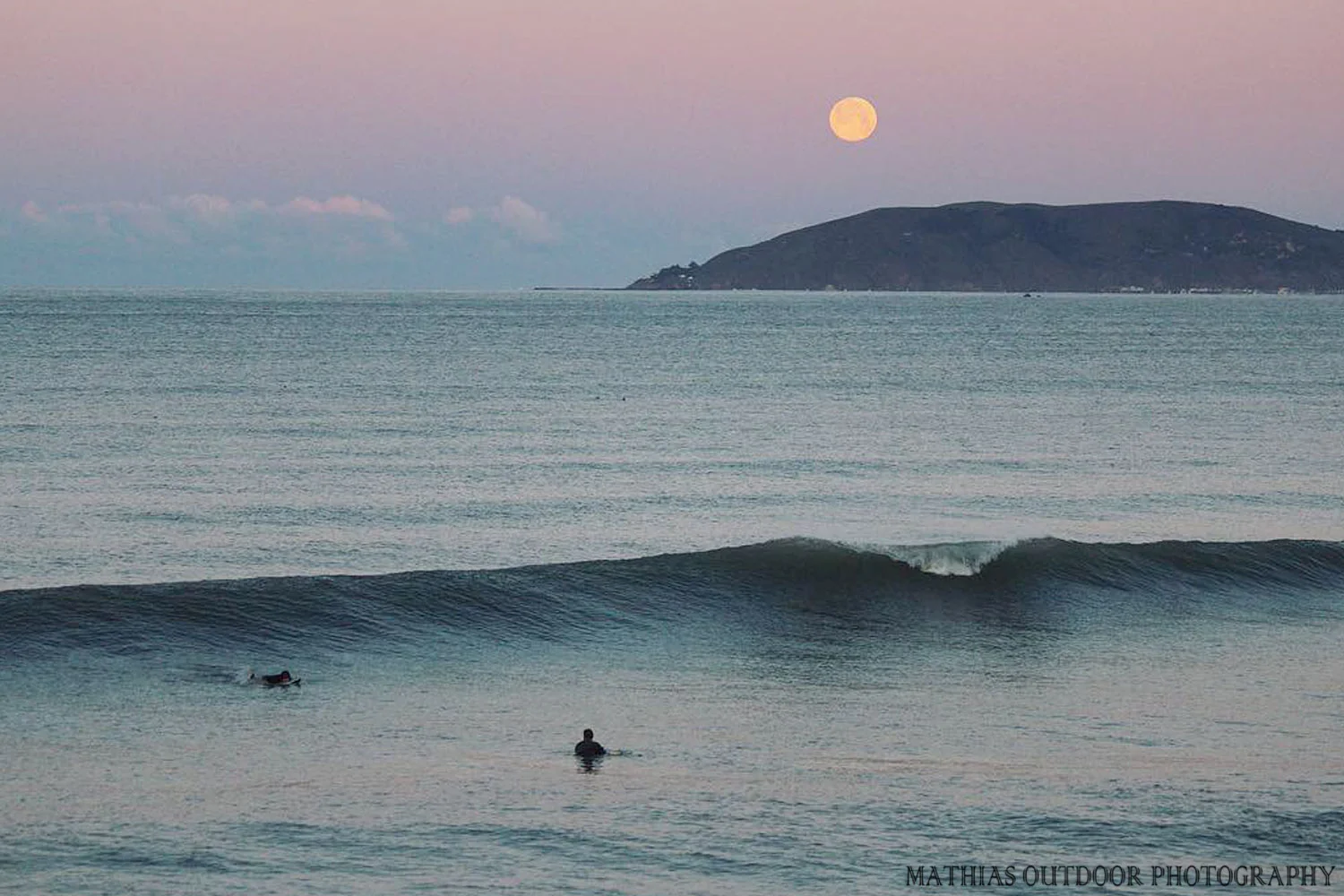 Super Moon in the evening