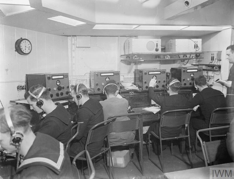 The Radio room and operators at work. (1943).jpg