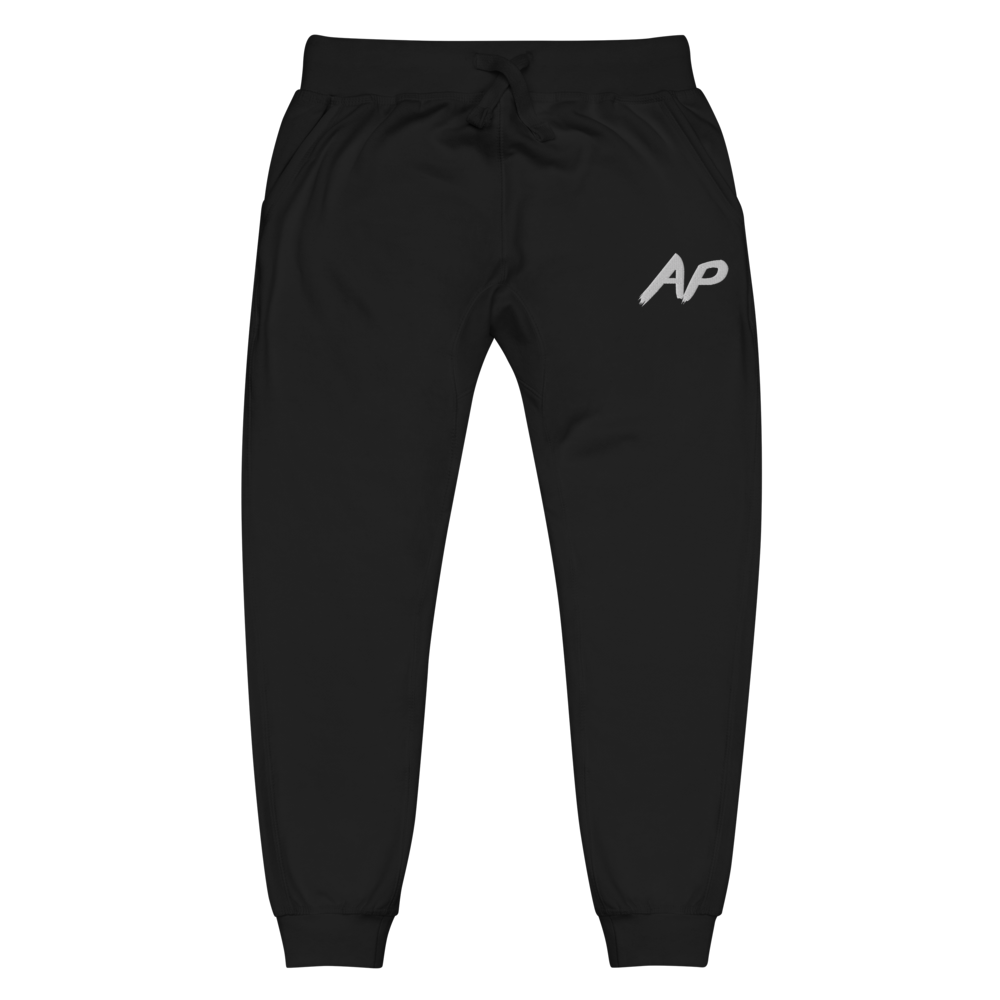 unisex-fleece-sweatpants-black-front-621b0d8341827.png