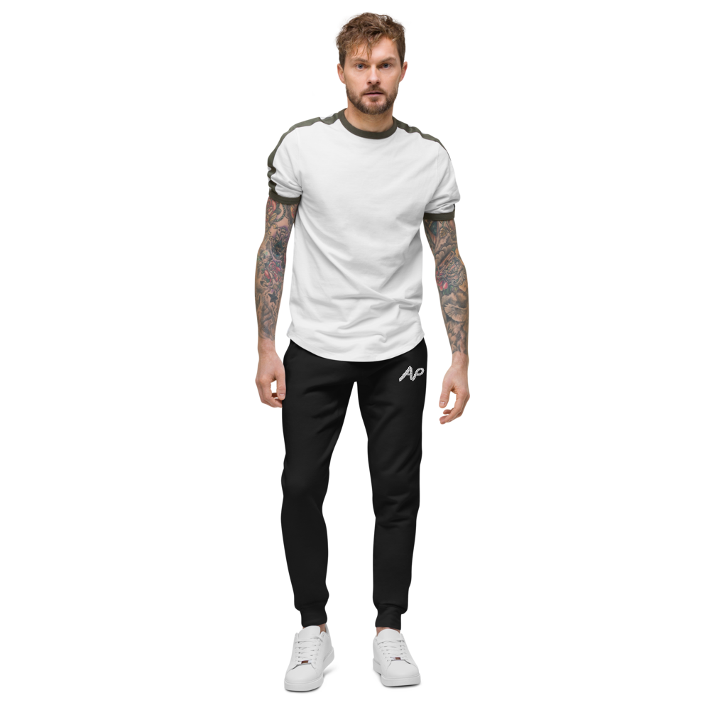 unisex-fleece-sweatpants-black-front-621b0d8341900.png