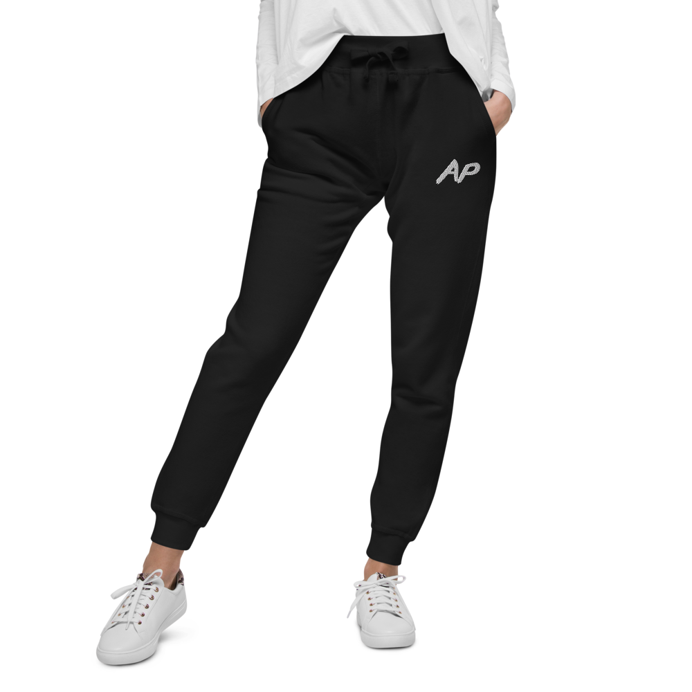 unisex-fleece-sweatpants-black-front-621b0d8341bb7.png