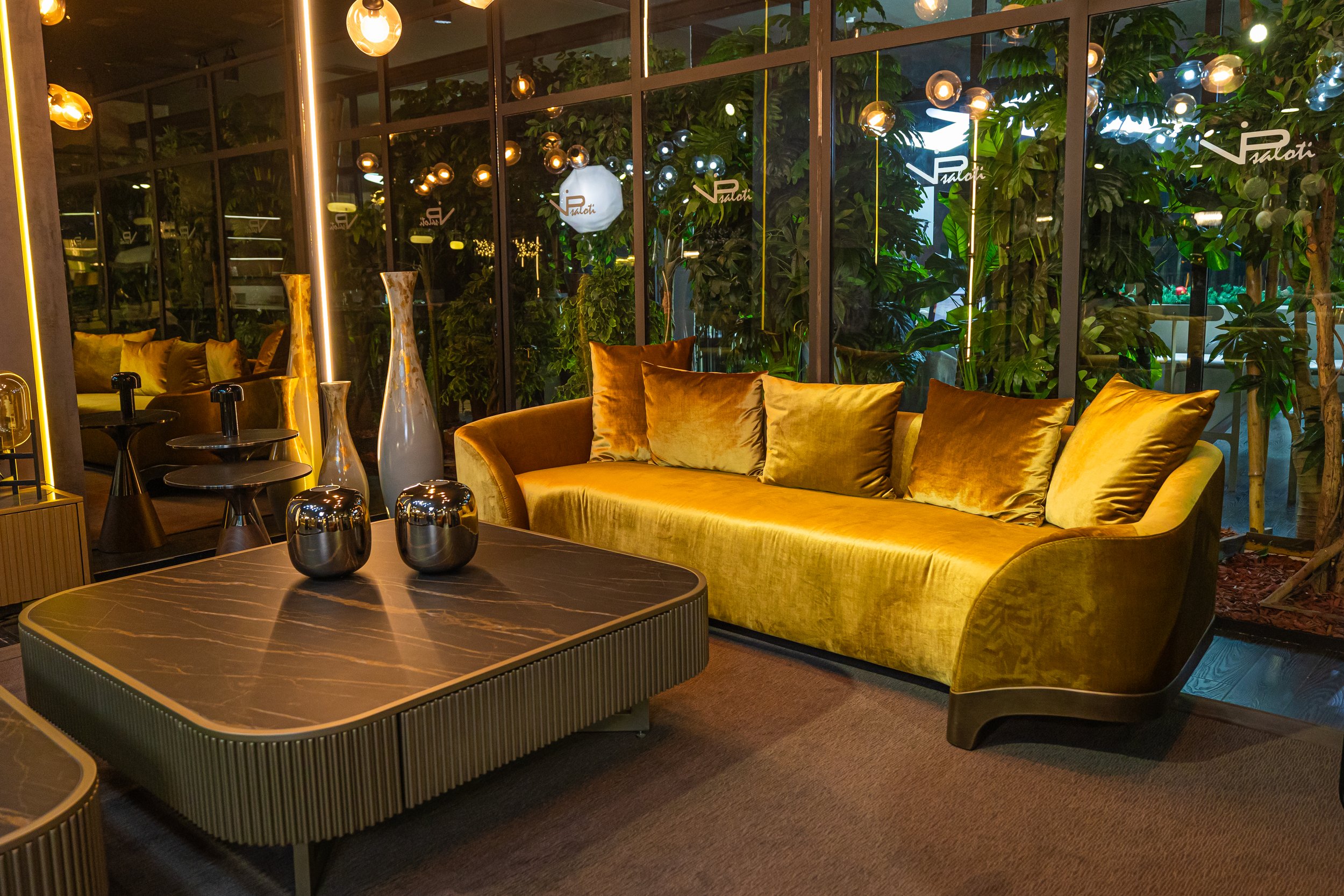 Luxury leather clement sofa for living room