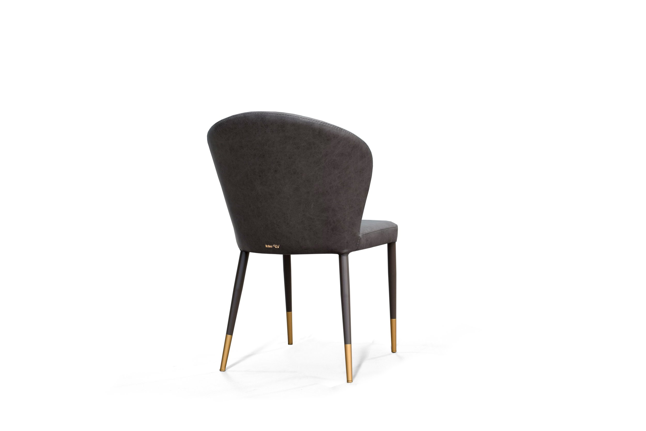 Back view of COCO chair with upholstered back