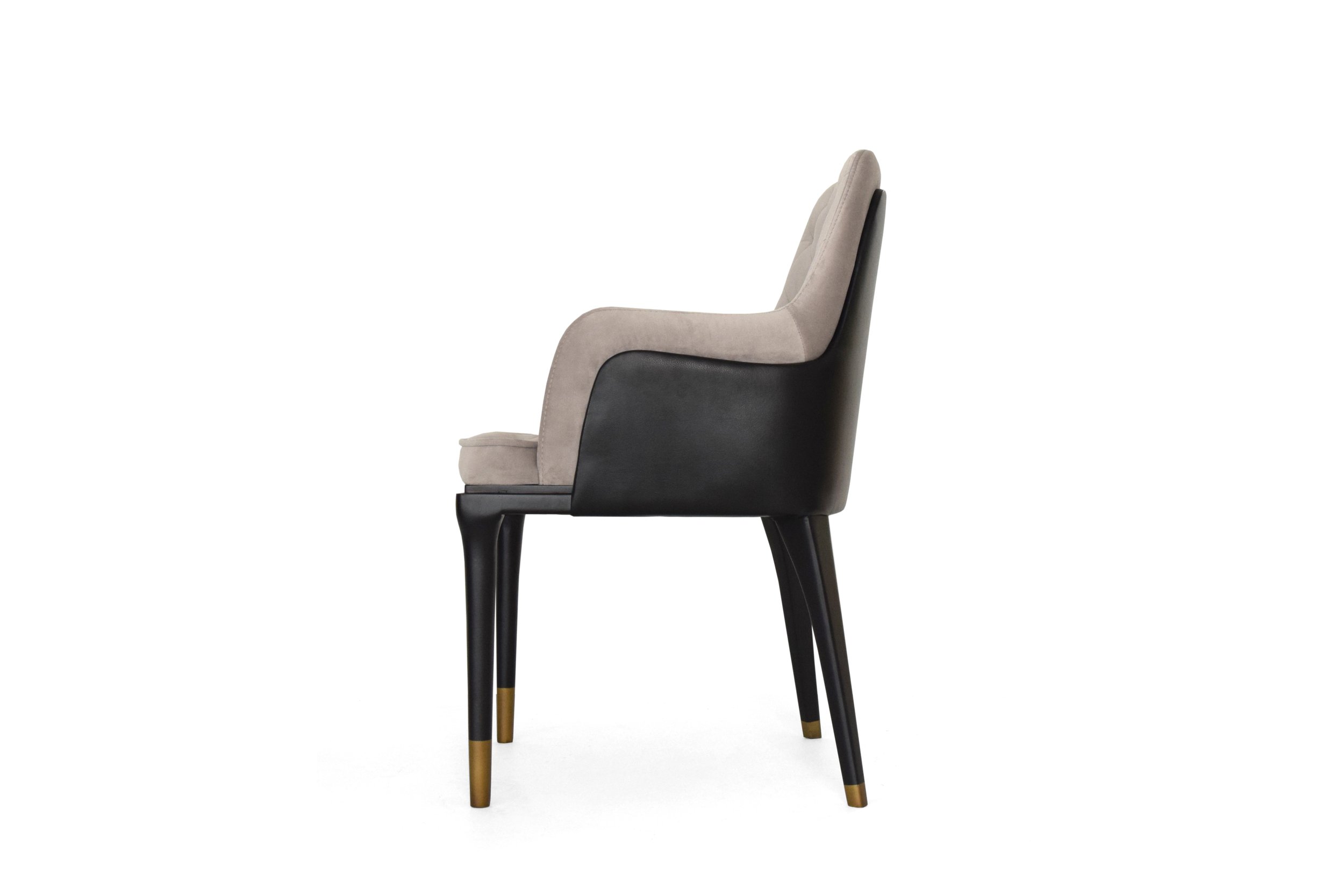 Left Side profile of Isla modern chair