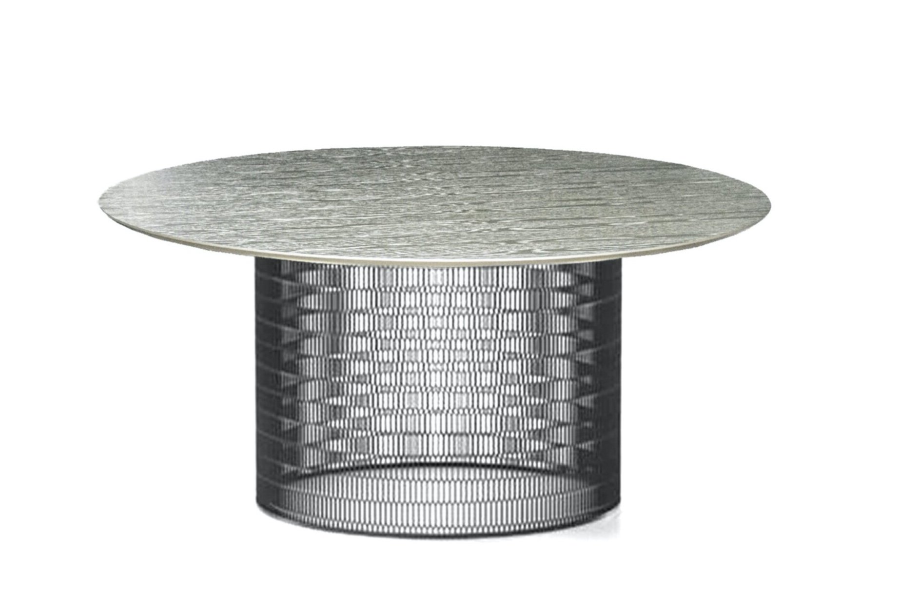 Amari outdoor dining table with luxury marble top