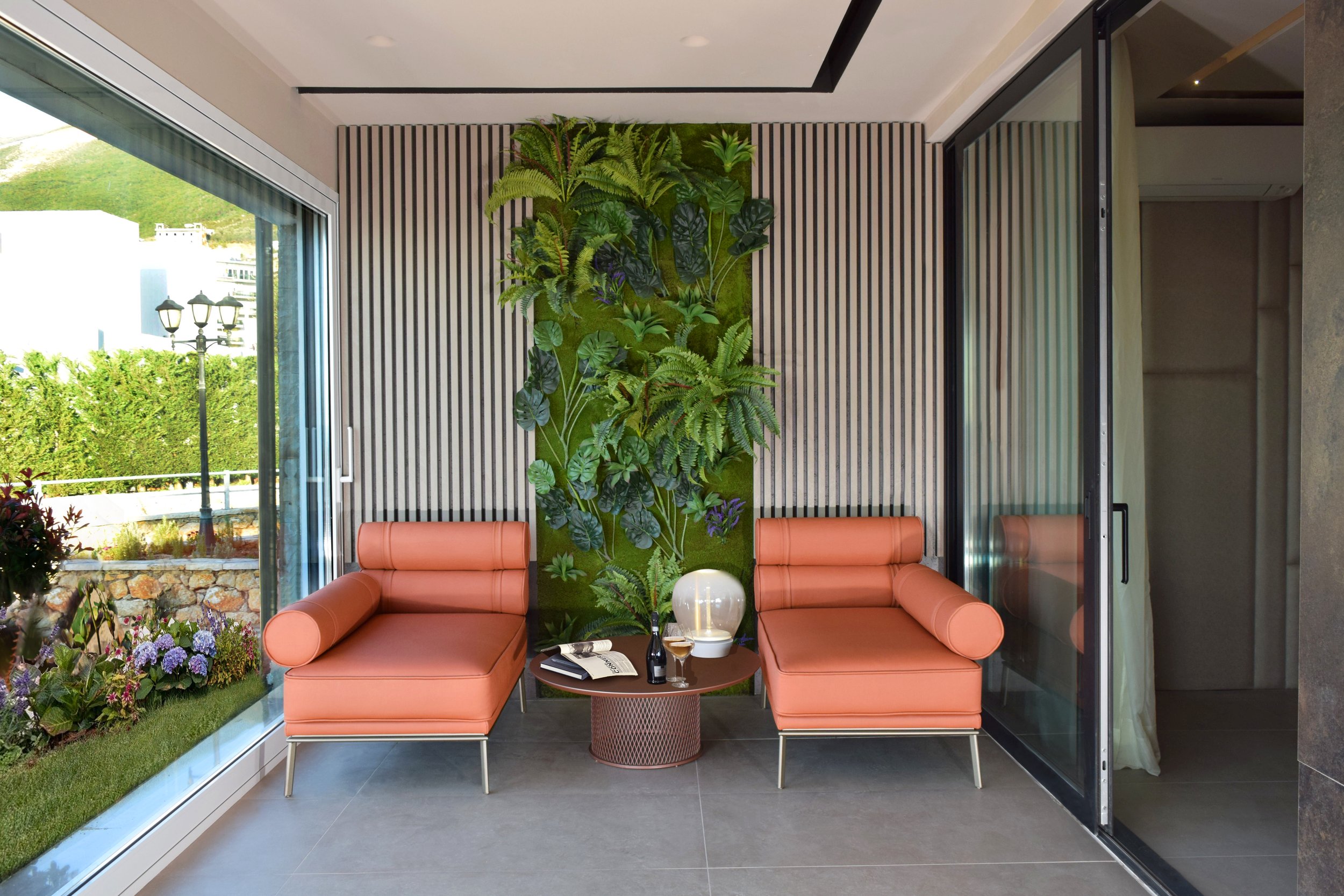 Stylish Patio Featuring the Dior Outdoor Collection