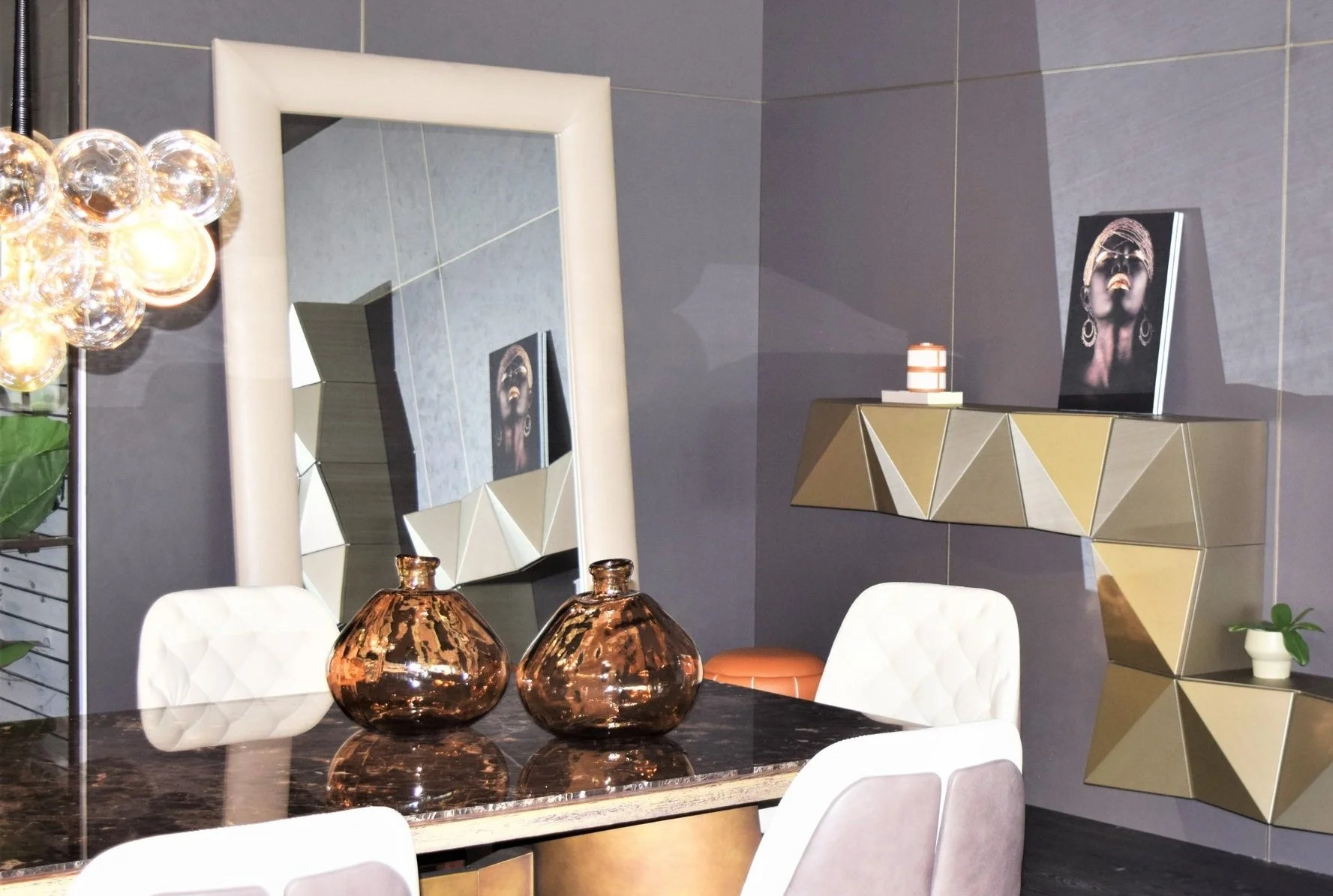 Handcrafted wall mirror