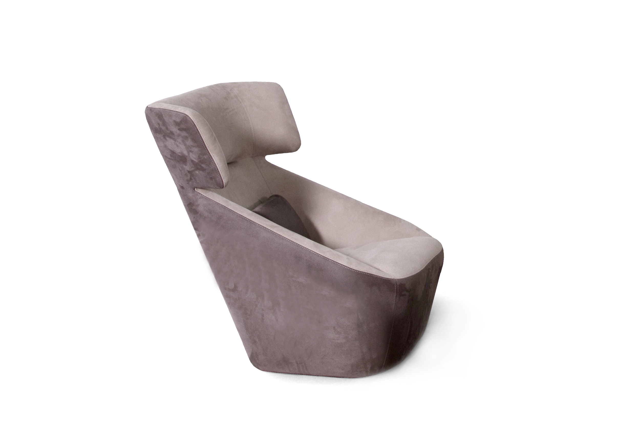 Side profile of the Spencer King Armchair
