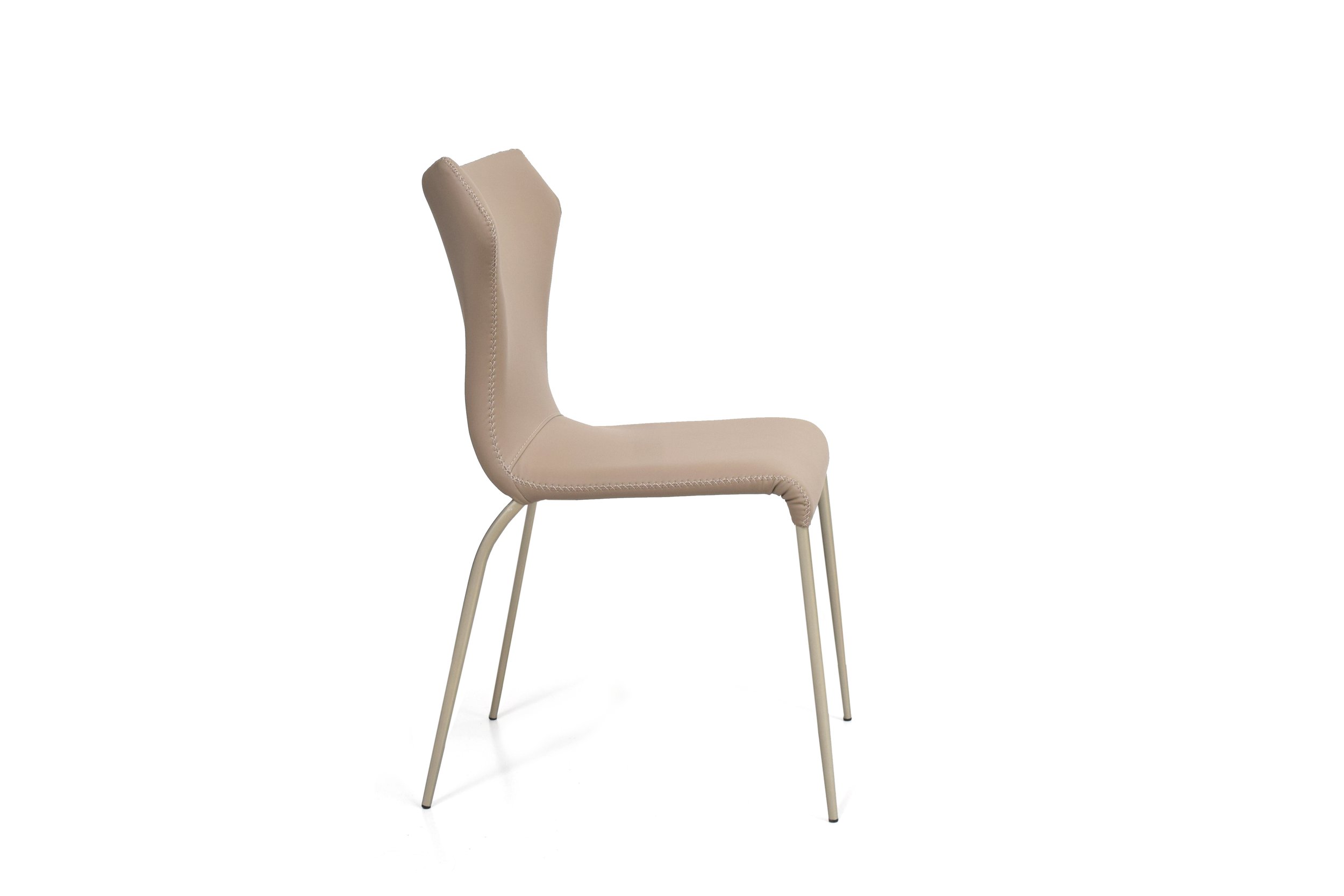 Full right angle of Albert contemporary restaurant chair