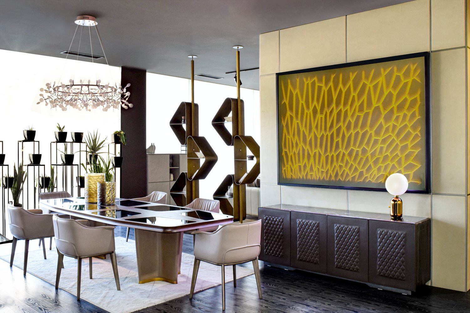 Stylish Greg dining chairs in contemporary interiors