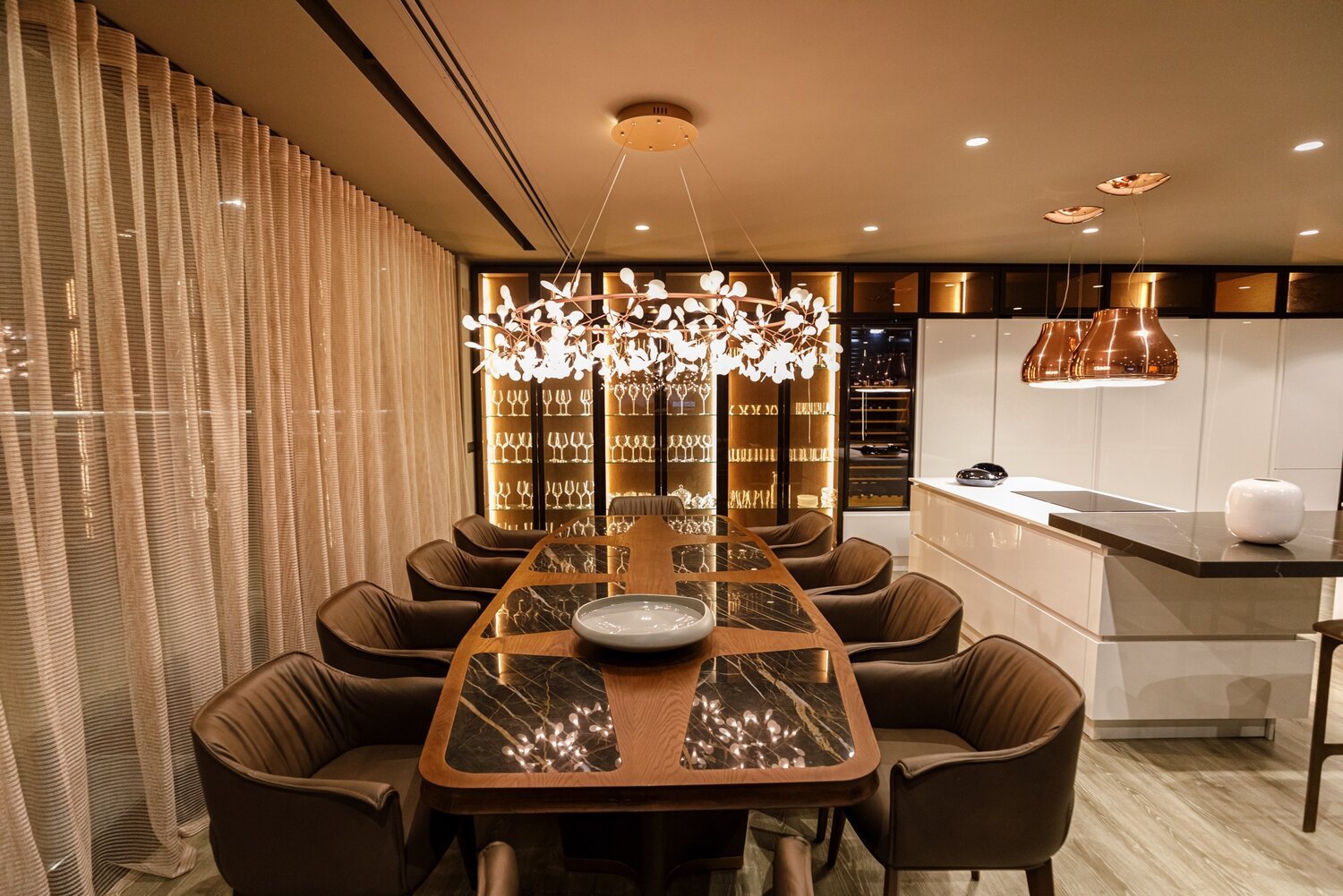 Elegant Greg chair in dining room environment