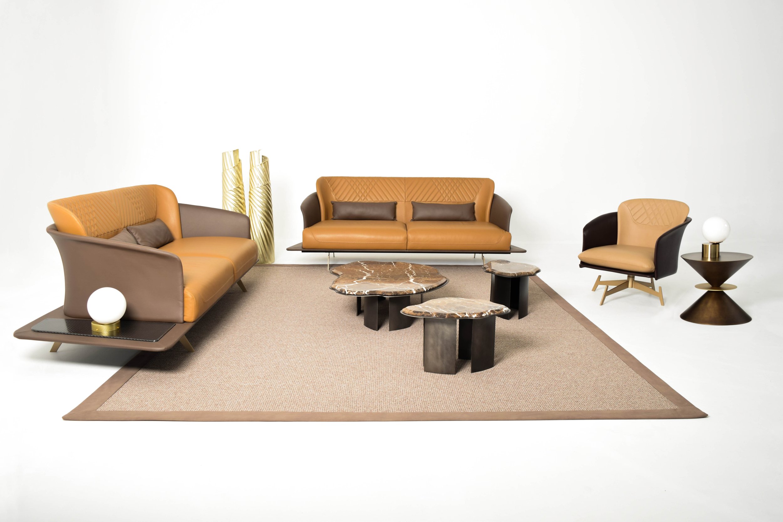 Roya contemporary coffee table for living room