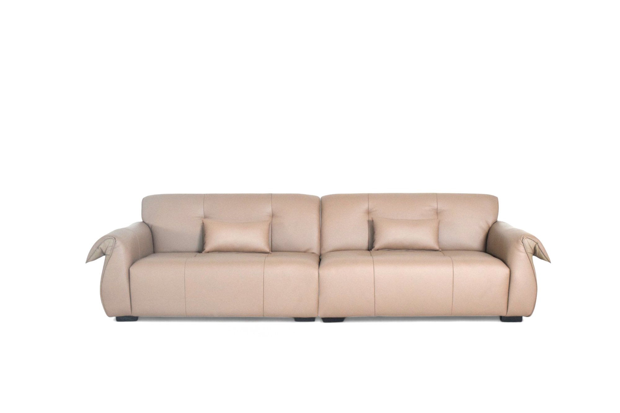 Front facing view of Verona 3-seater sofa