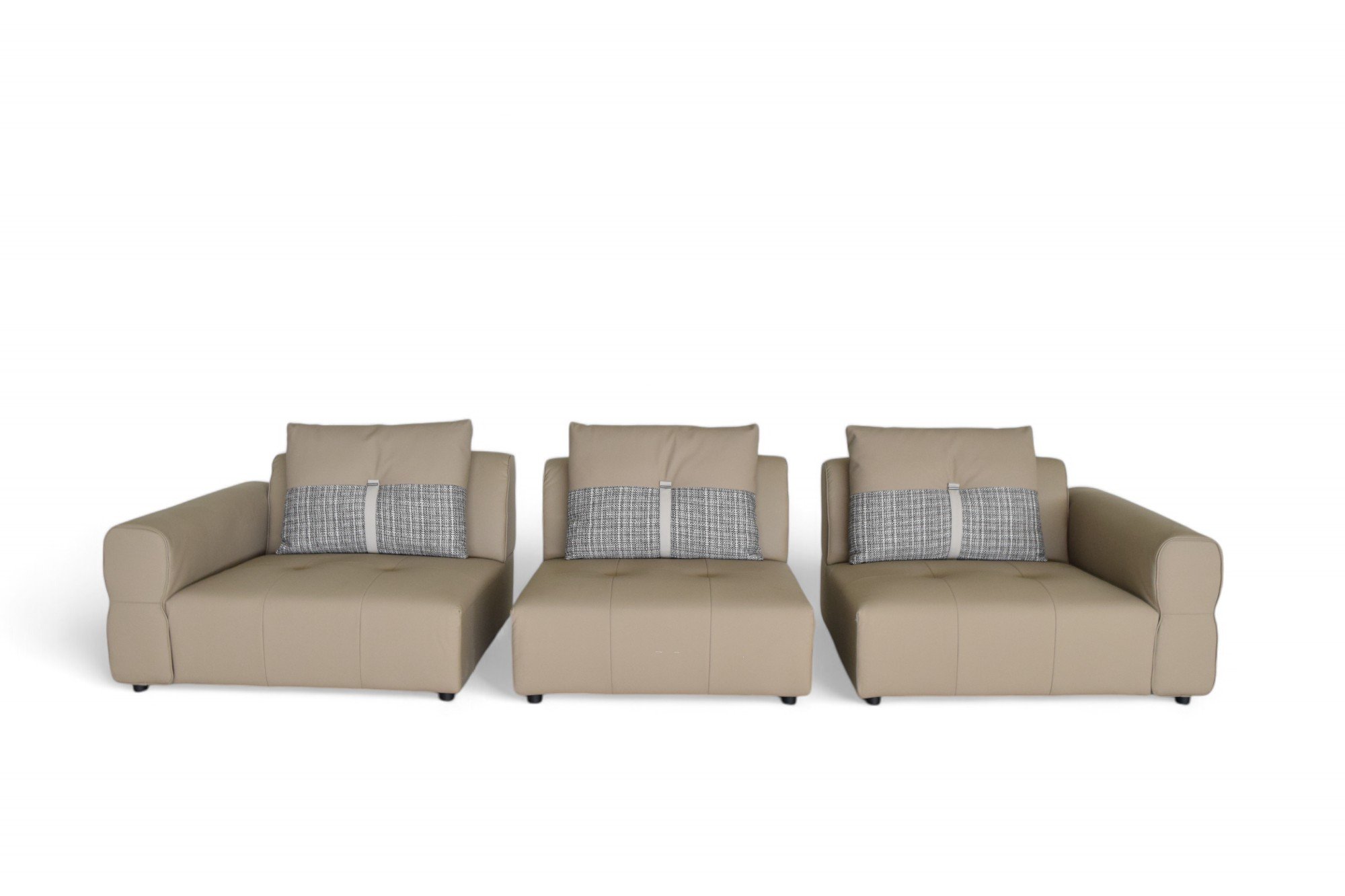 Modern Yves sofa set front view
